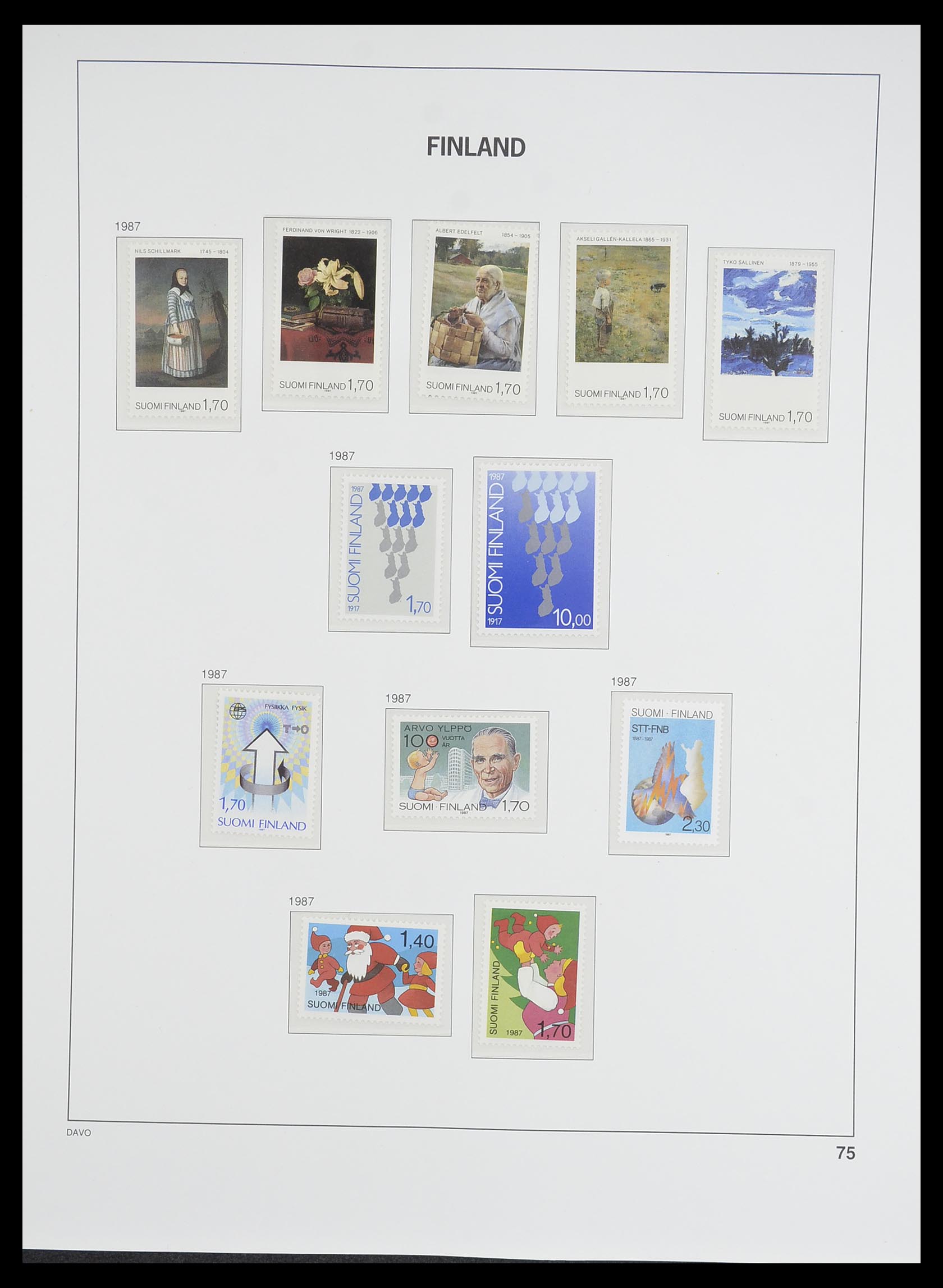33729 085 - Postzegelverzameling 33729 Finland 1875-1998.