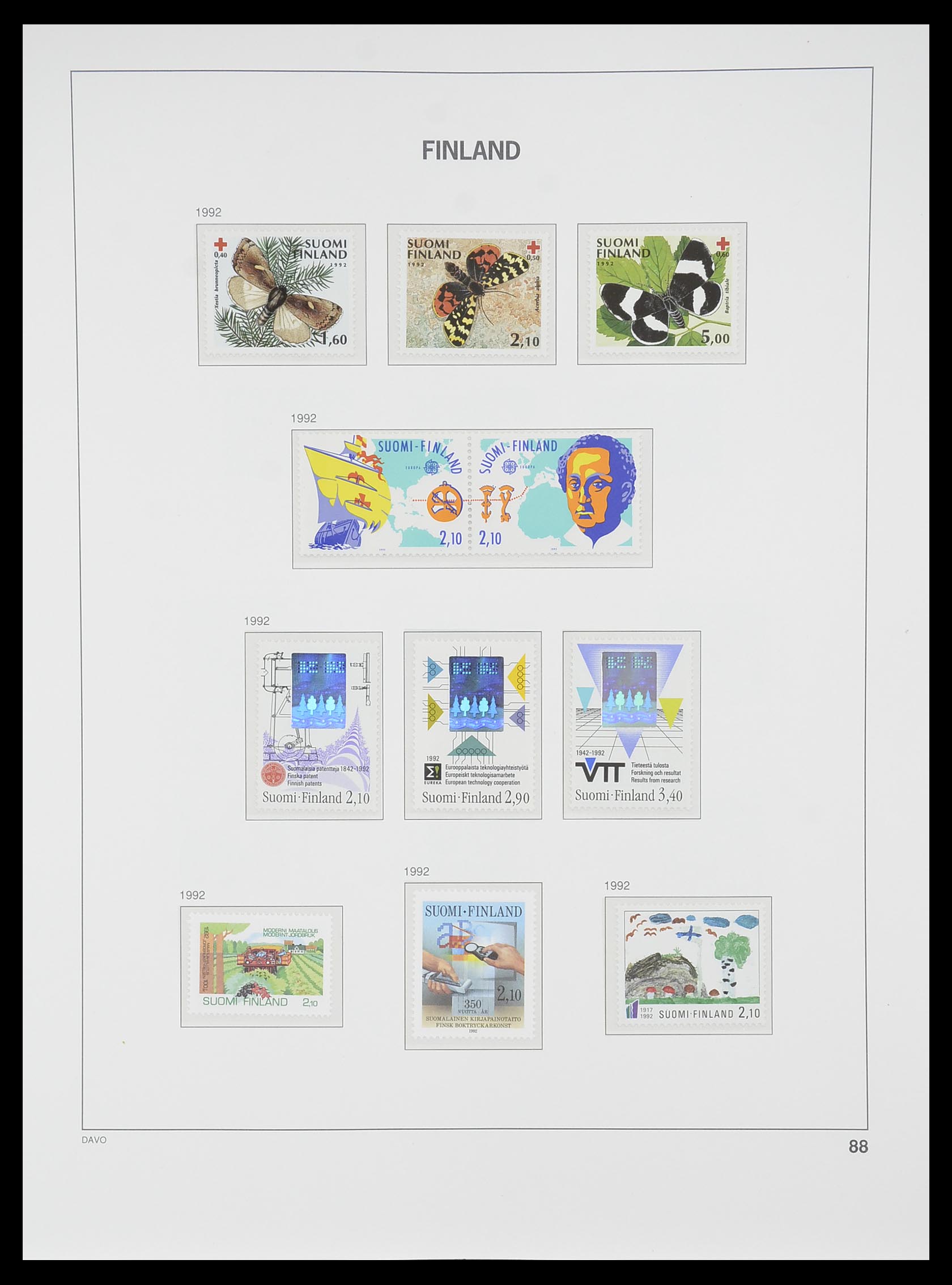 33729 098 - Postzegelverzameling 33729 Finland 1875-1998.