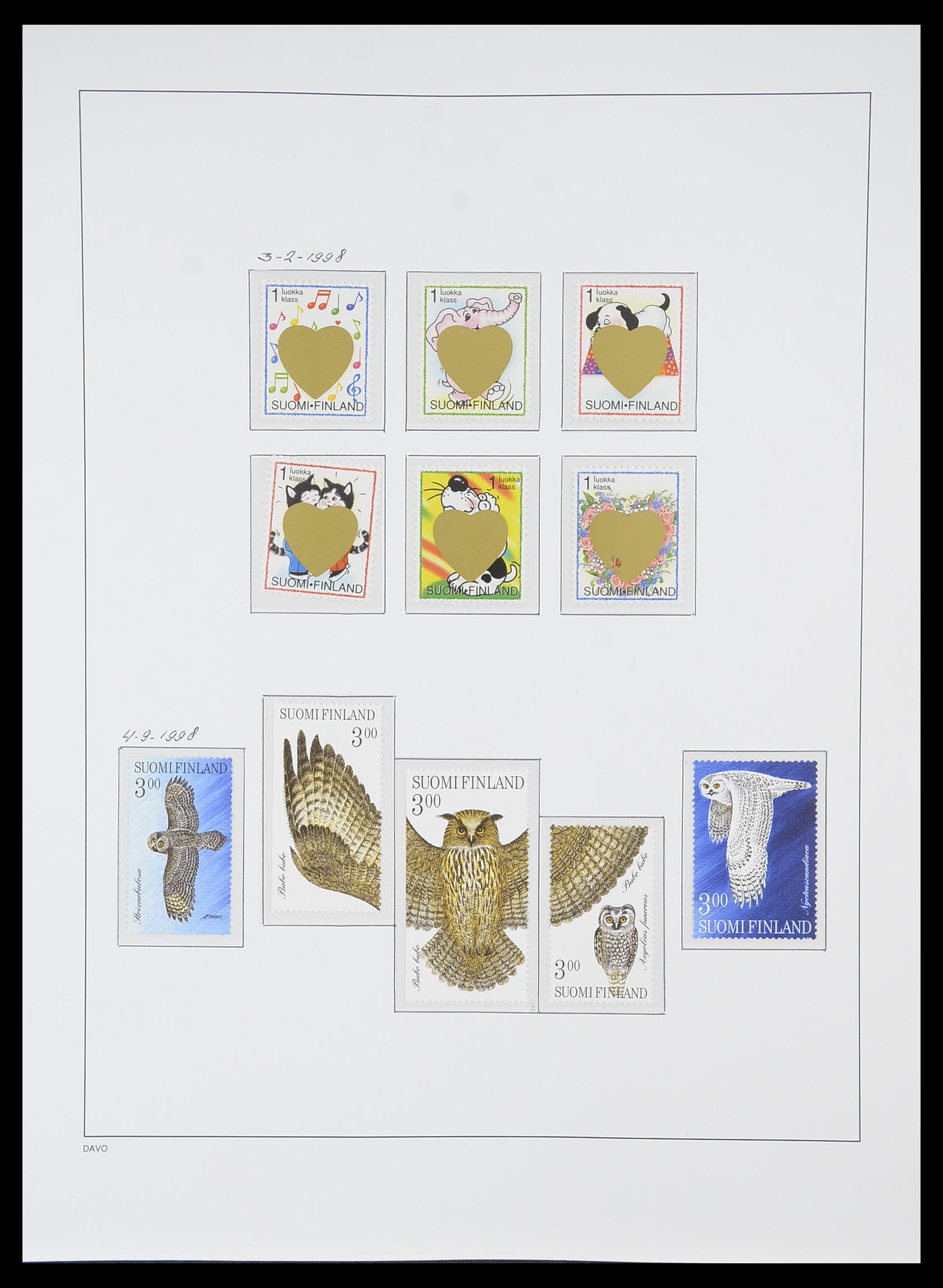 33729 121 - Postzegelverzameling 33729 Finland 1875-1998.
