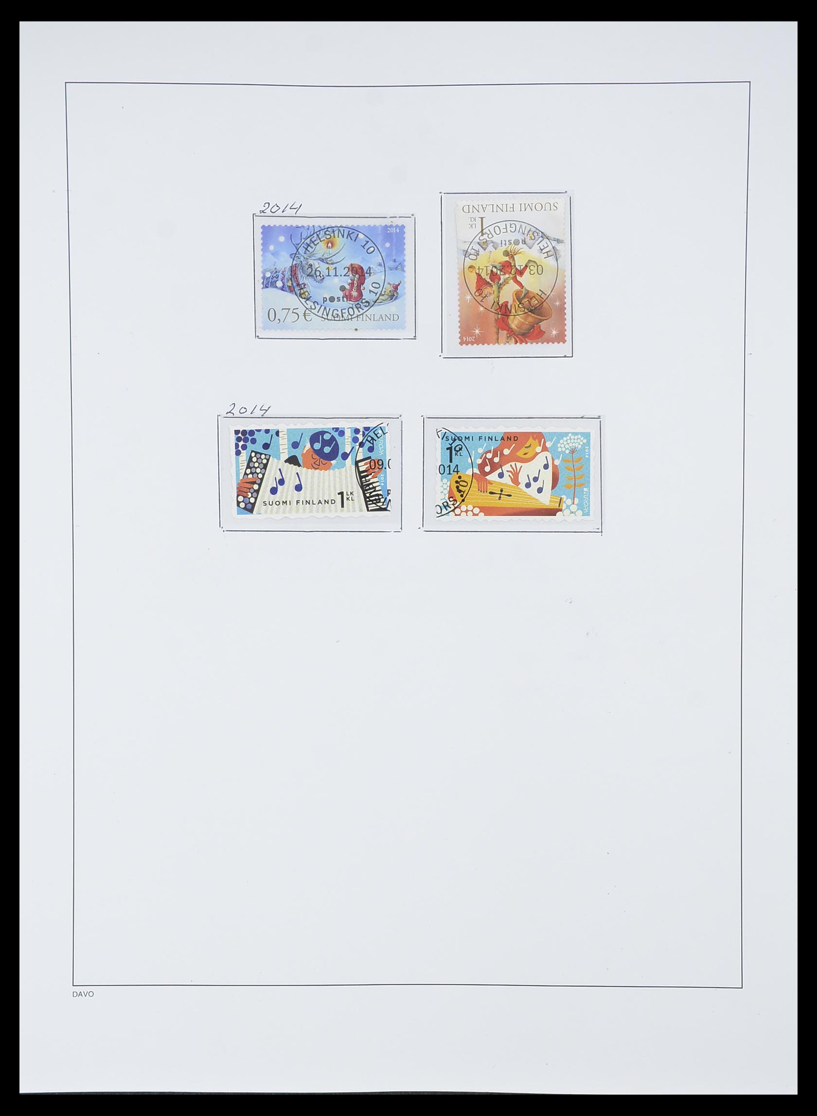 33729 122 - Postzegelverzameling 33729 Finland 1875-1998.