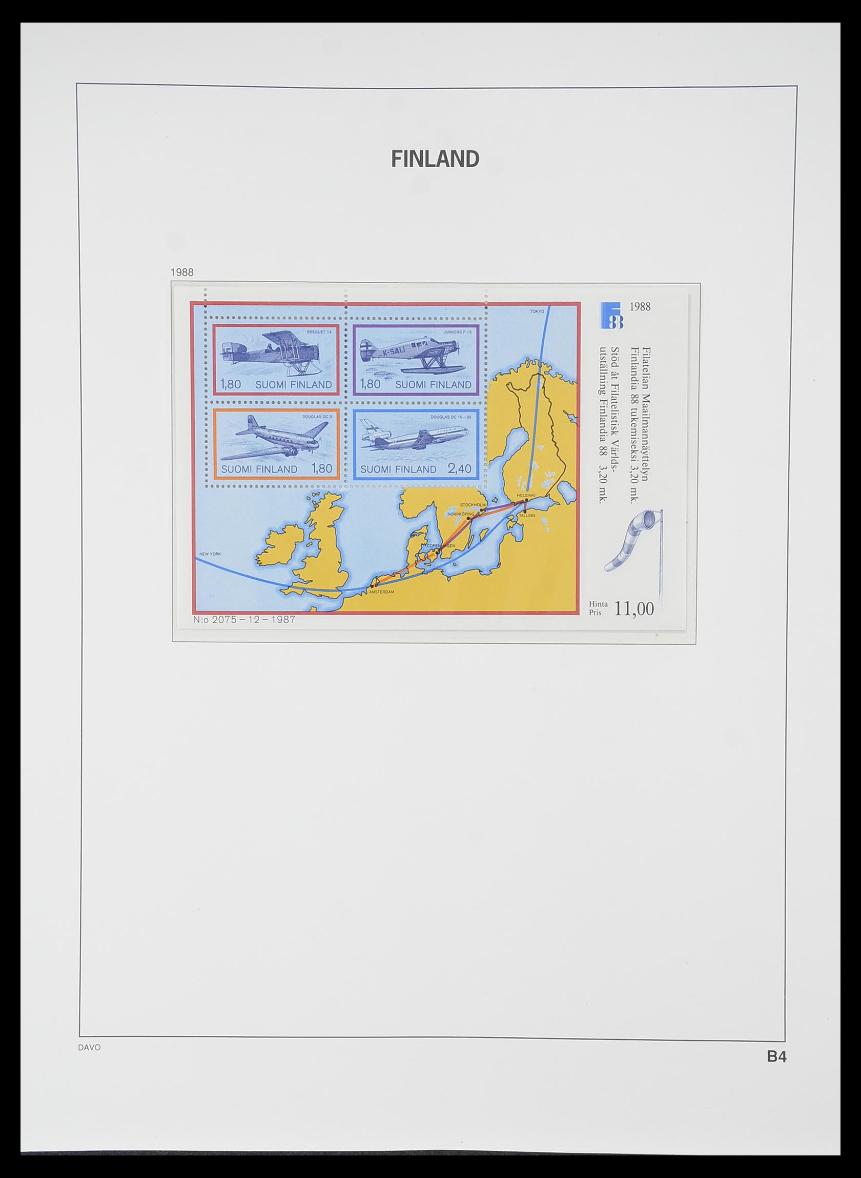 33729 124 - Postzegelverzameling 33729 Finland 1875-1998.