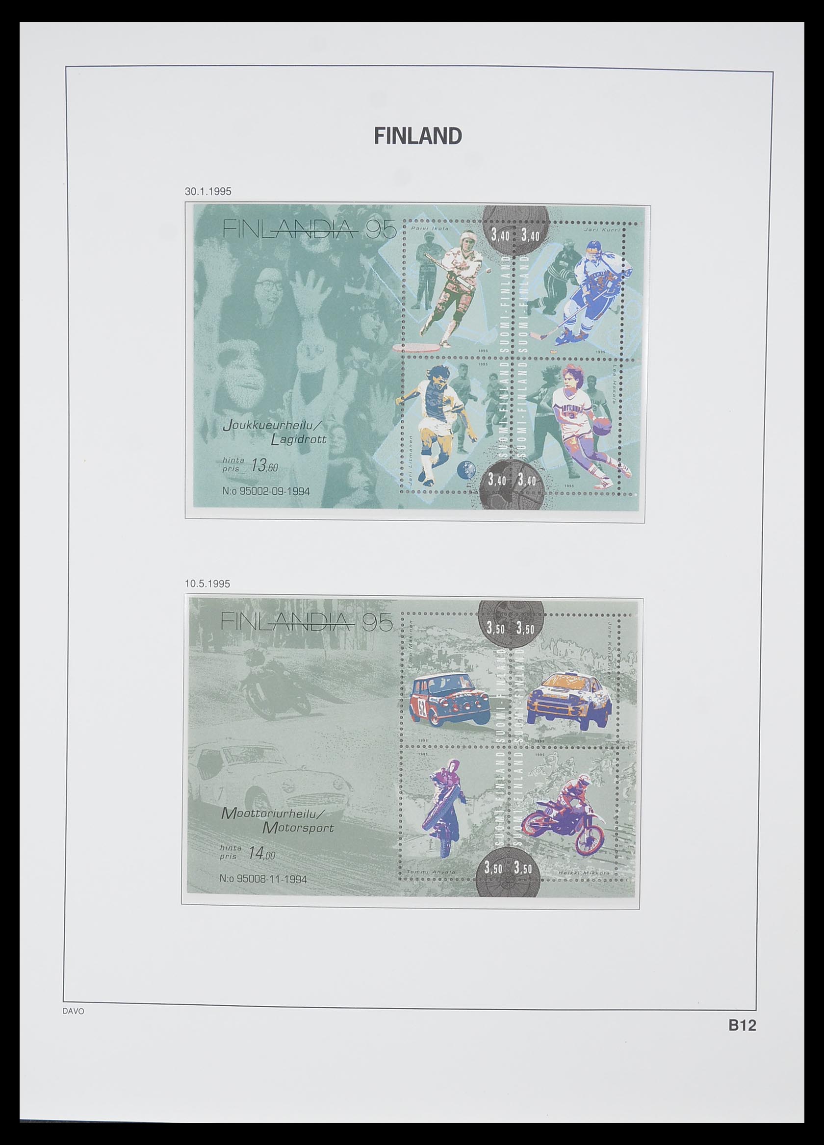 33729 132 - Postzegelverzameling 33729 Finland 1875-1998.