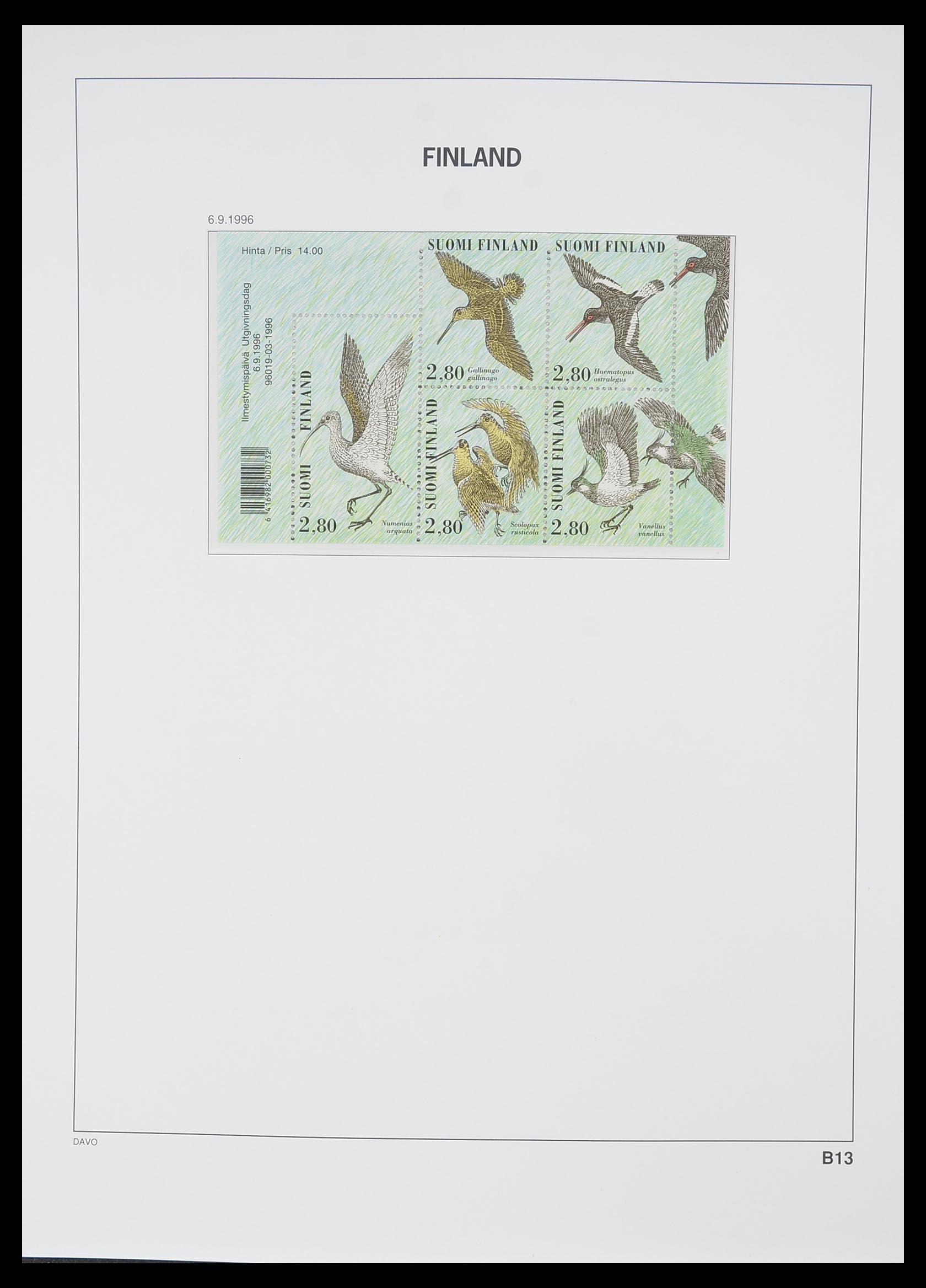 33729 133 - Postzegelverzameling 33729 Finland 1875-1998.