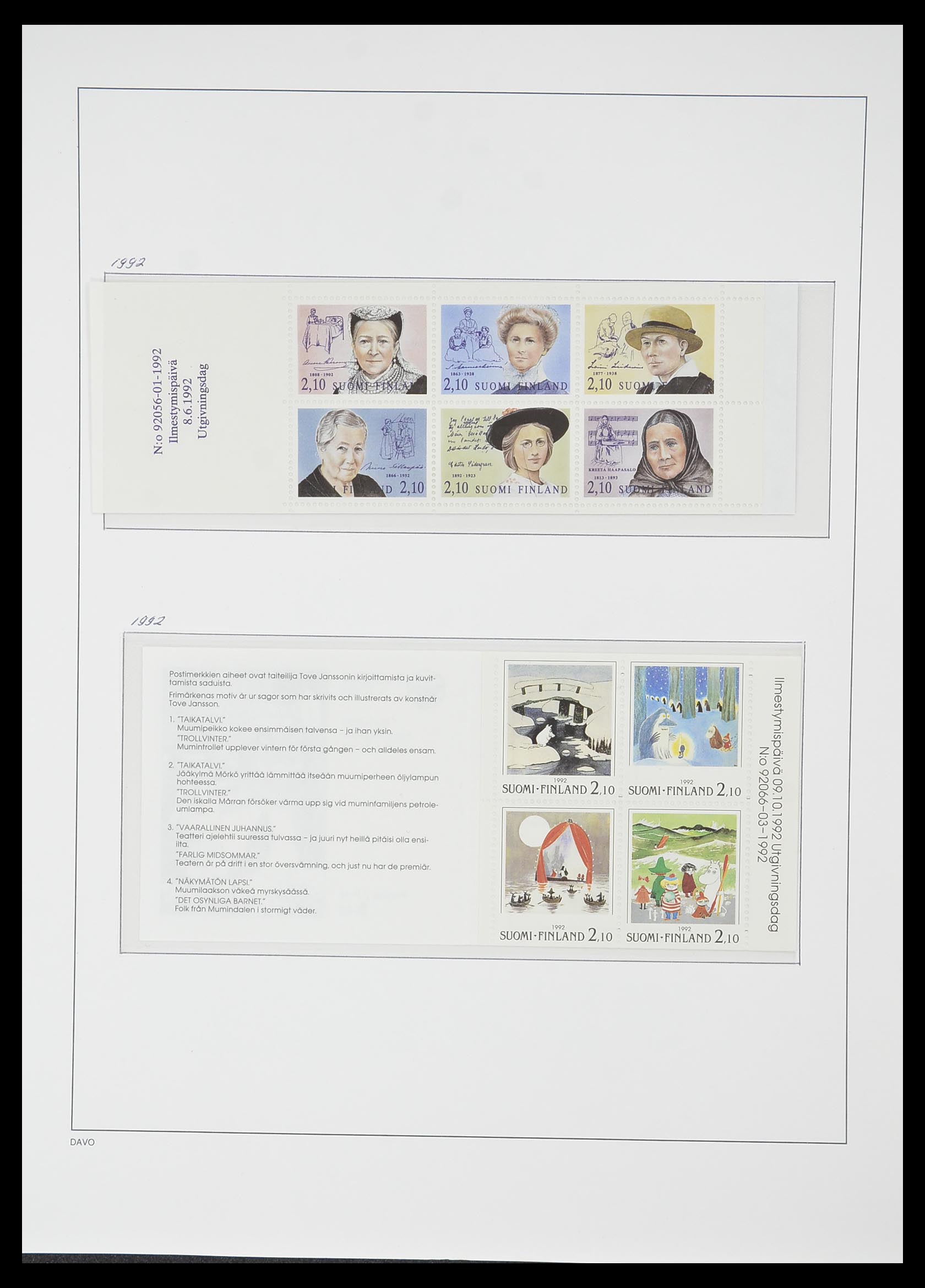 33729 147 - Postzegelverzameling 33729 Finland 1875-1998.
