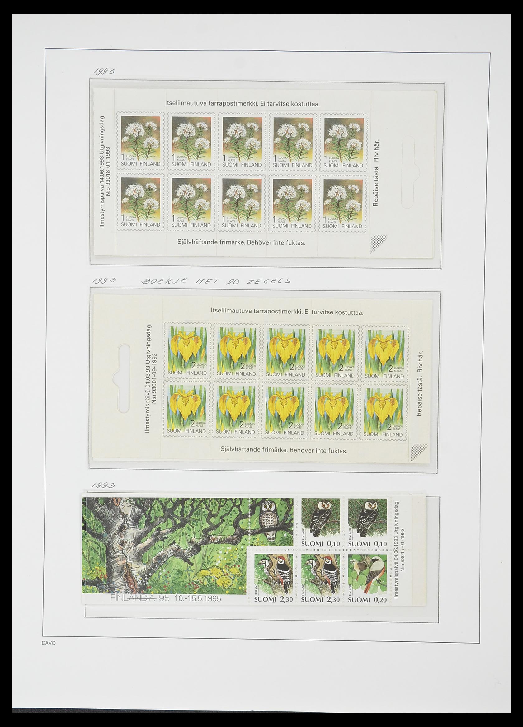 33729 148 - Postzegelverzameling 33729 Finland 1875-1998.