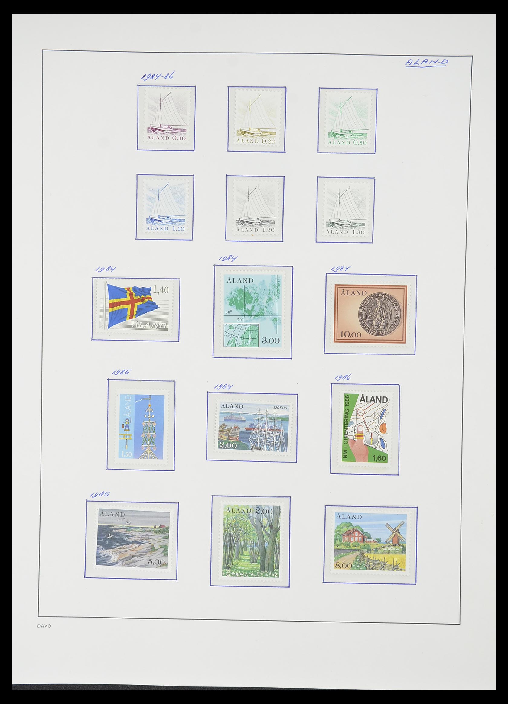 33729 155 - Postzegelverzameling 33729 Finland 1875-1998.
