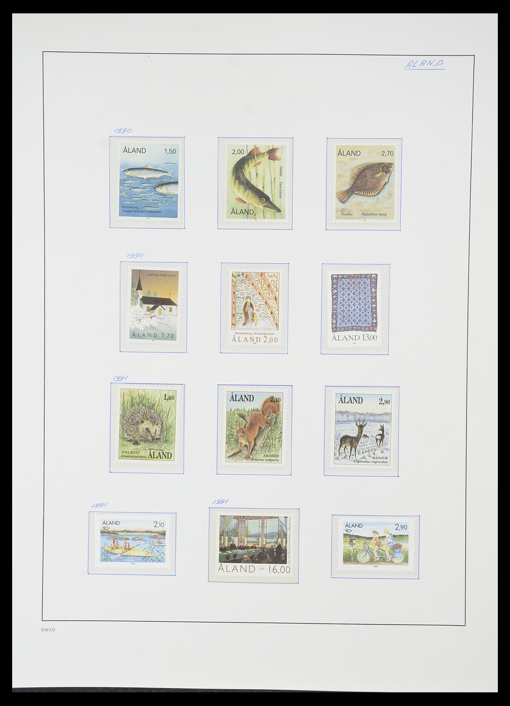 33729 158 - Postzegelverzameling 33729 Finland 1875-1998.