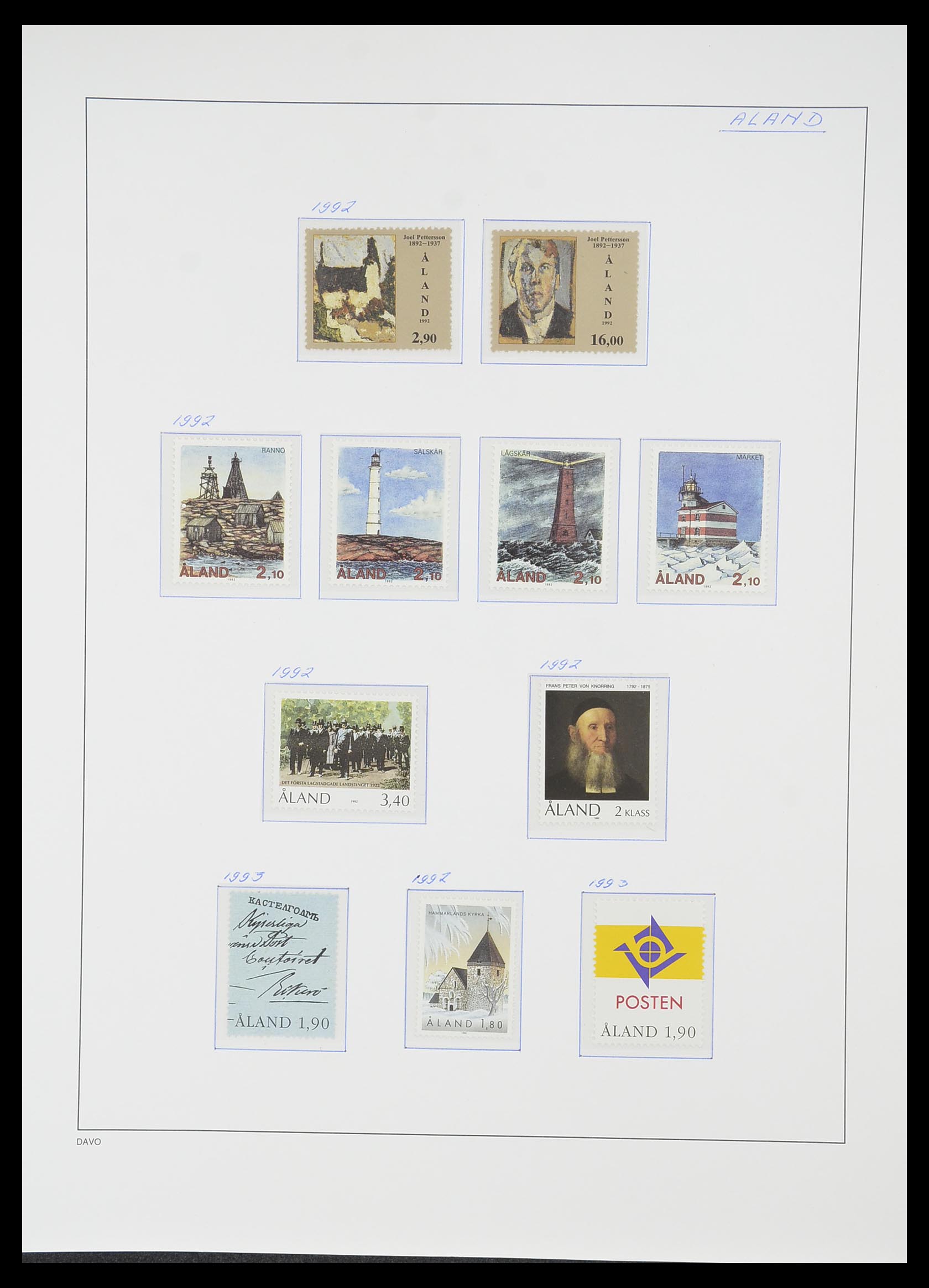 33729 160 - Postzegelverzameling 33729 Finland 1875-1998.