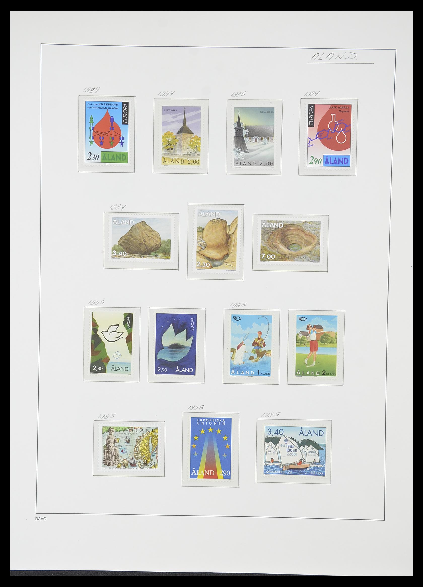 33729 163 - Postzegelverzameling 33729 Finland 1875-1998.