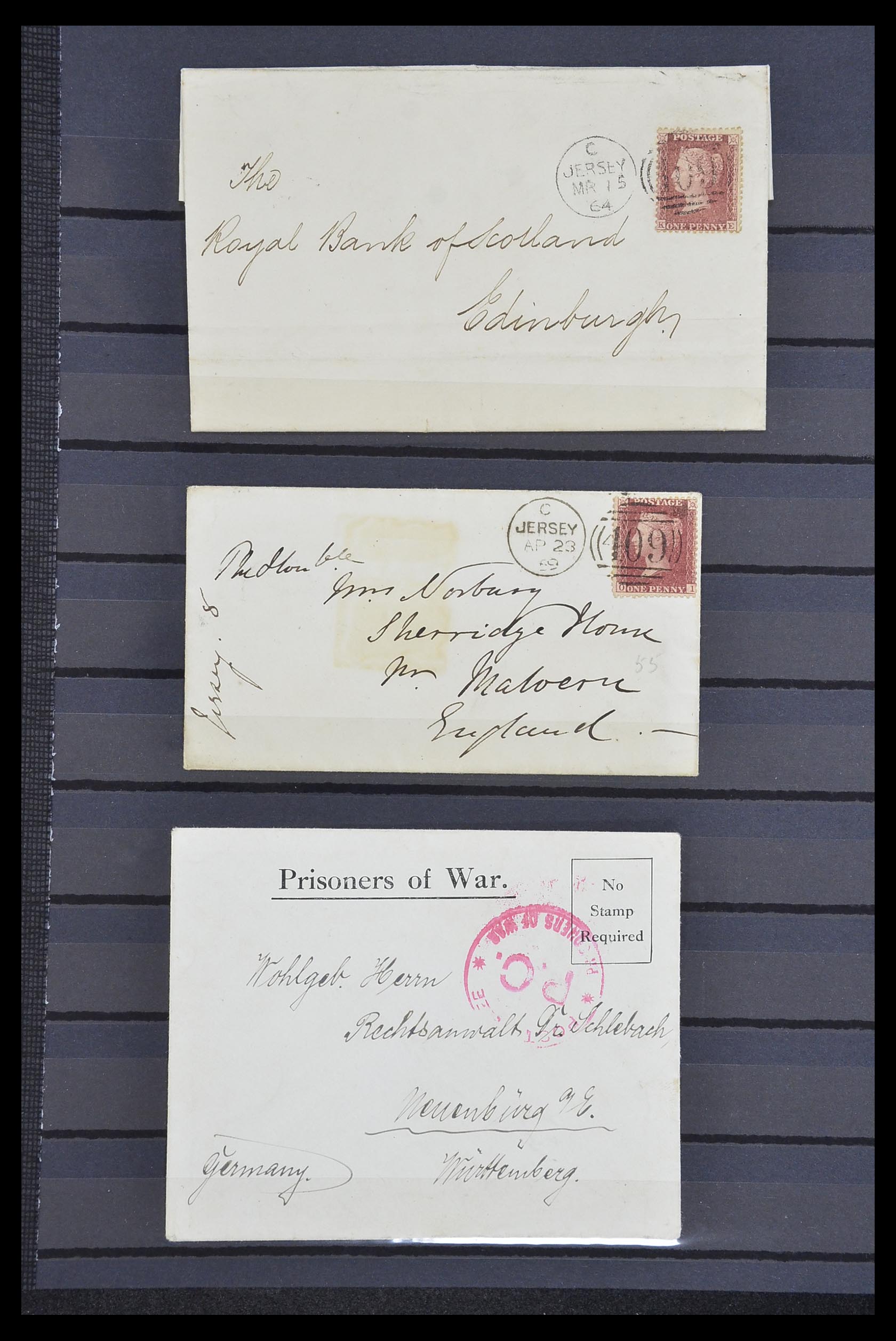 33730 003 - Postzegelverzameling 33730 Kanaaleilanden 1852(!)-1945(!).