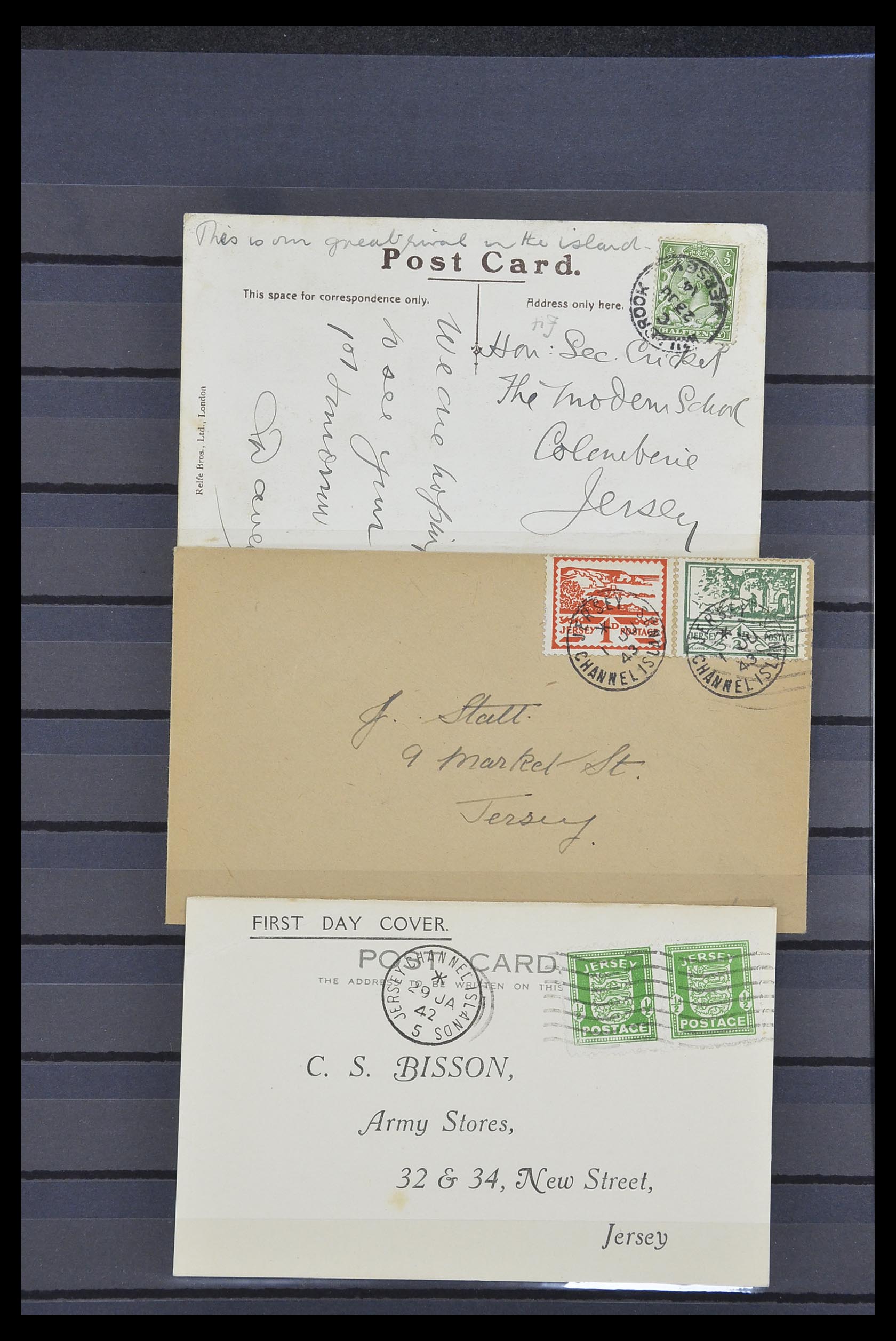 33730 006 - Postzegelverzameling 33730 Kanaaleilanden 1852(!)-1945(!).