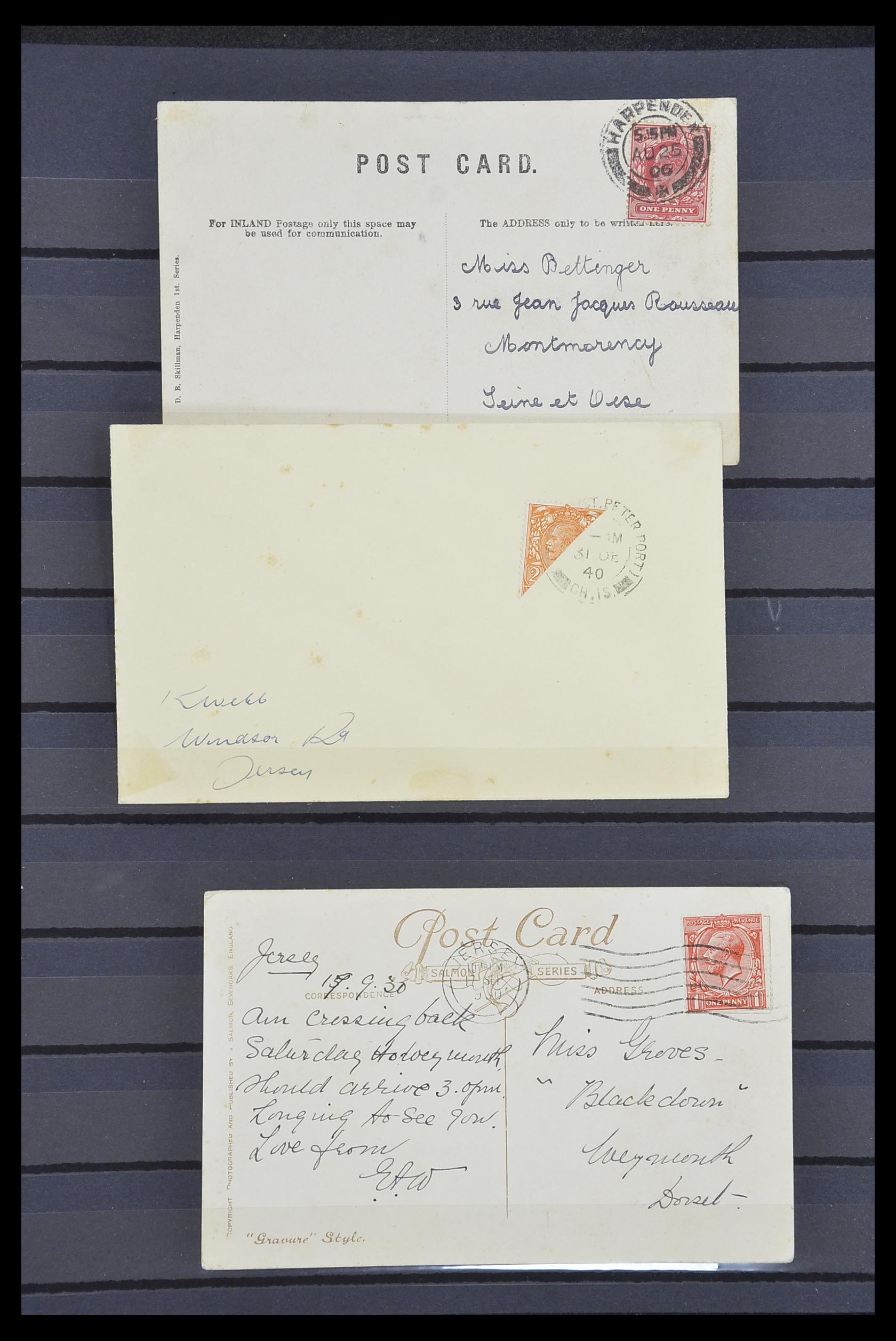 33730 007 - Postzegelverzameling 33730 Kanaaleilanden 1852(!)-1945(!).
