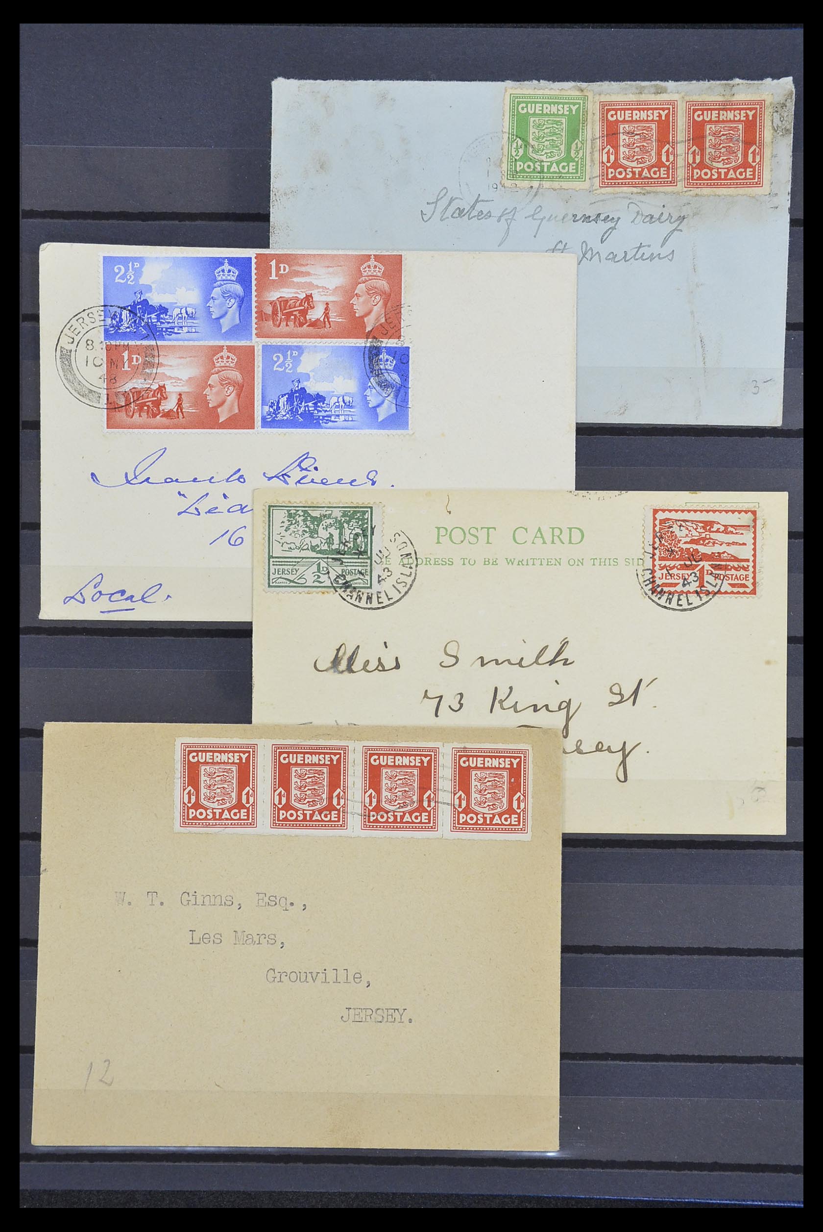 33730 008 - Postzegelverzameling 33730 Kanaaleilanden 1852(!)-1945(!).