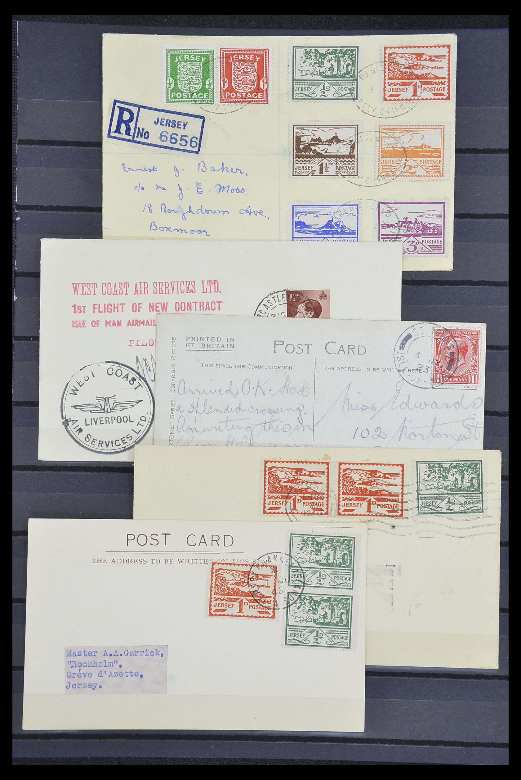 33730 009 - Postzegelverzameling 33730 Kanaaleilanden 1852(!)-1945(!).