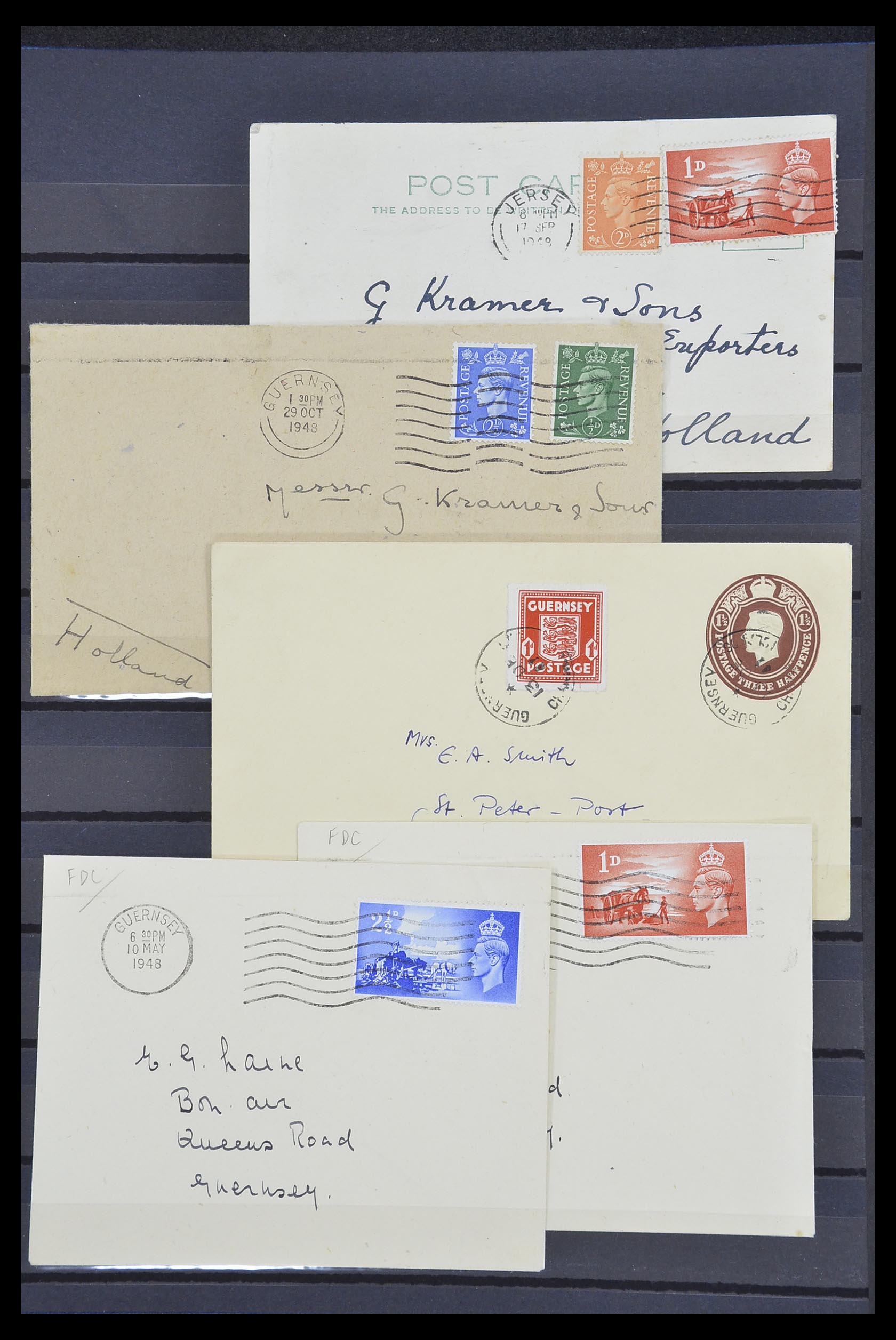 33730 011 - Postzegelverzameling 33730 Kanaaleilanden 1852(!)-1945(!).