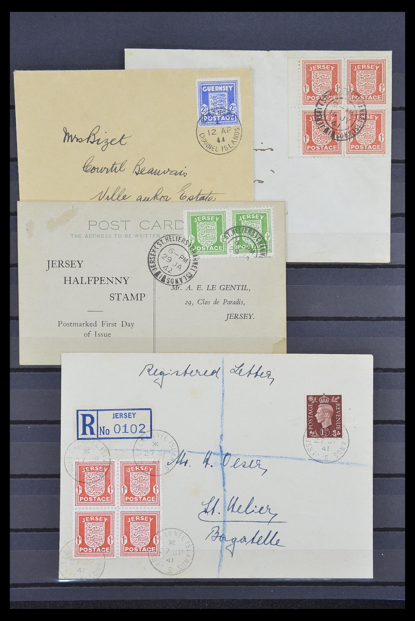 33730 012 - Postzegelverzameling 33730 Kanaaleilanden 1852(!)-1945(!).