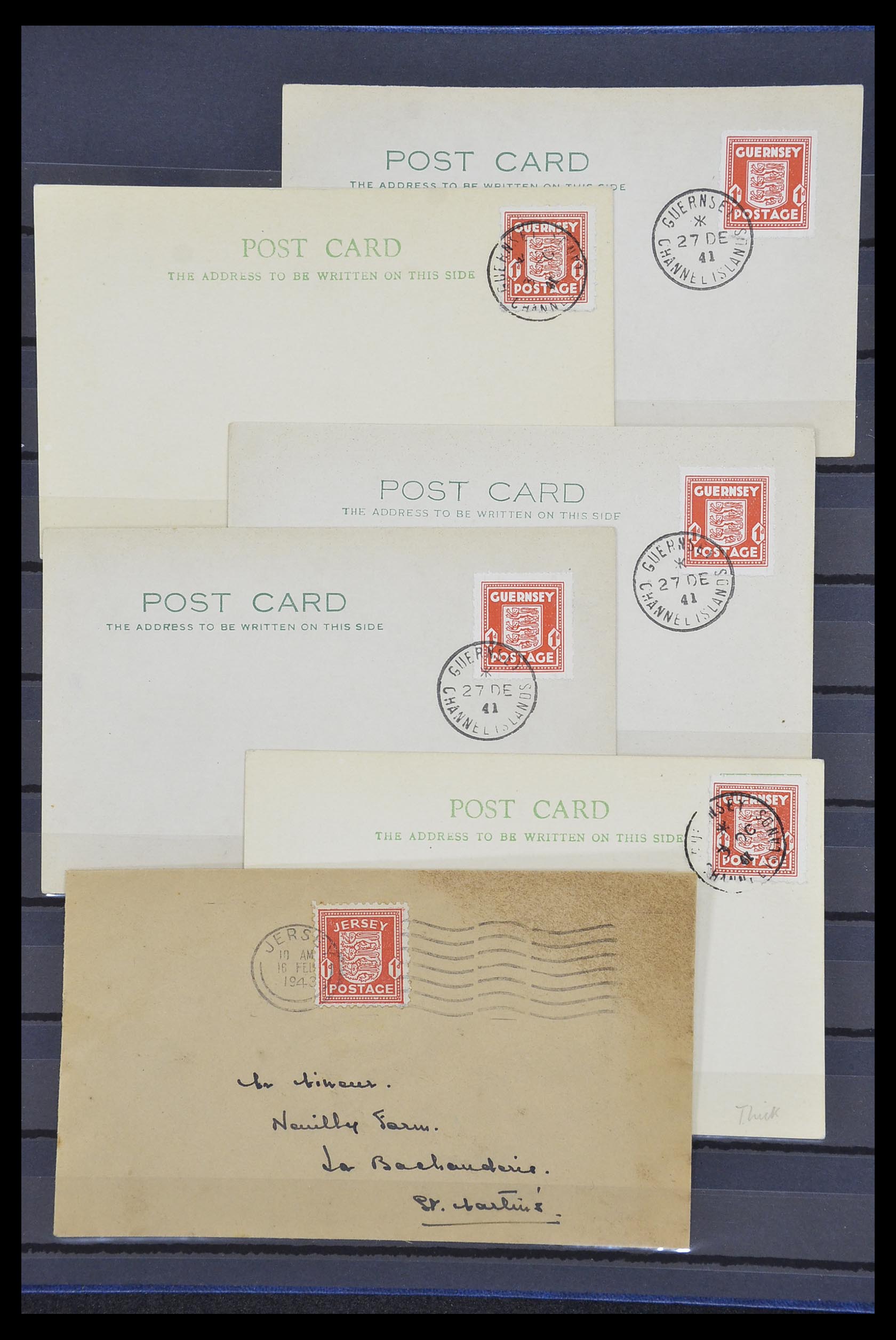33730 015 - Stamp collection 33730 Channel Islands 1852(!)-1945(!).