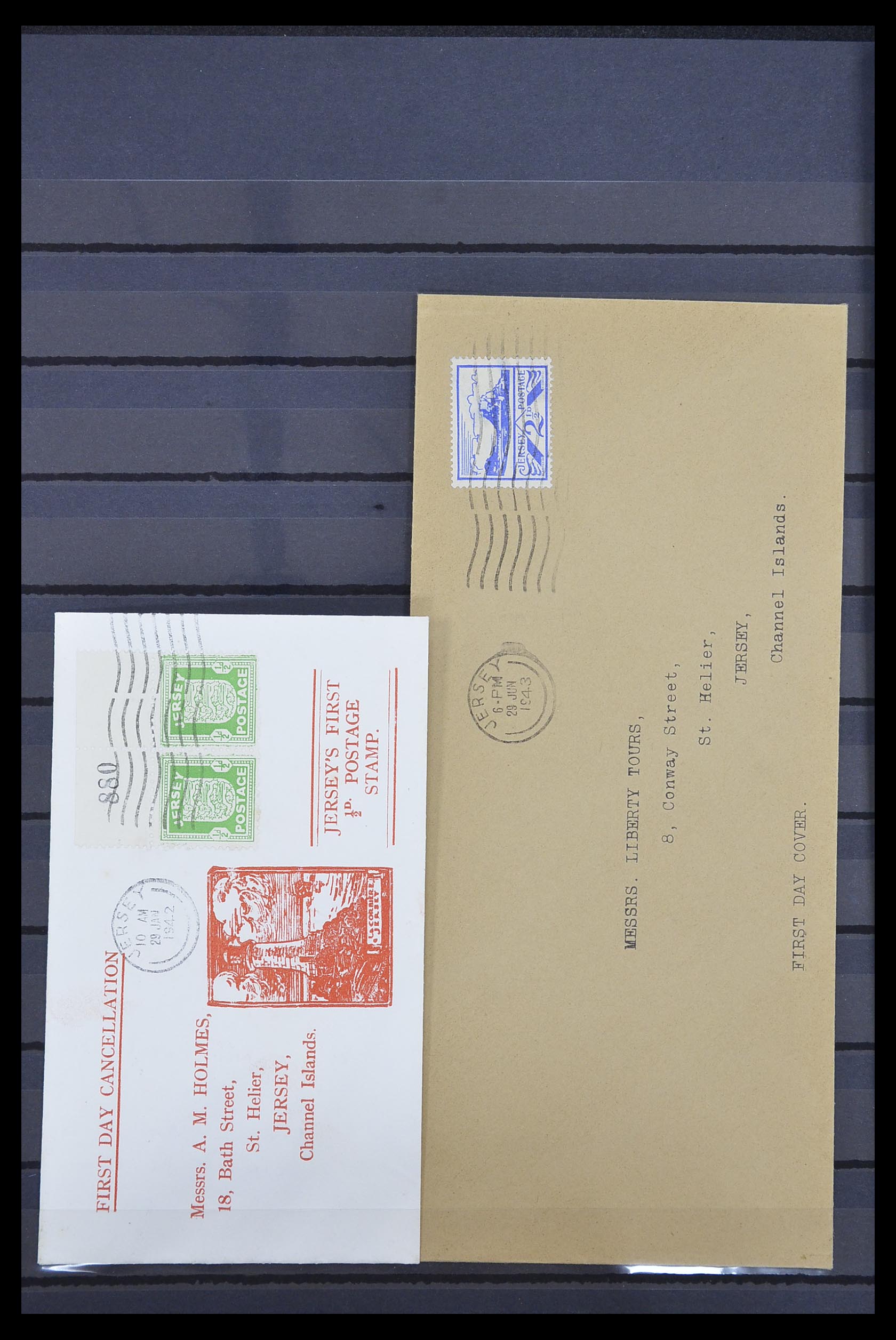 33730 016 - Postzegelverzameling 33730 Kanaaleilanden 1852(!)-1945(!).