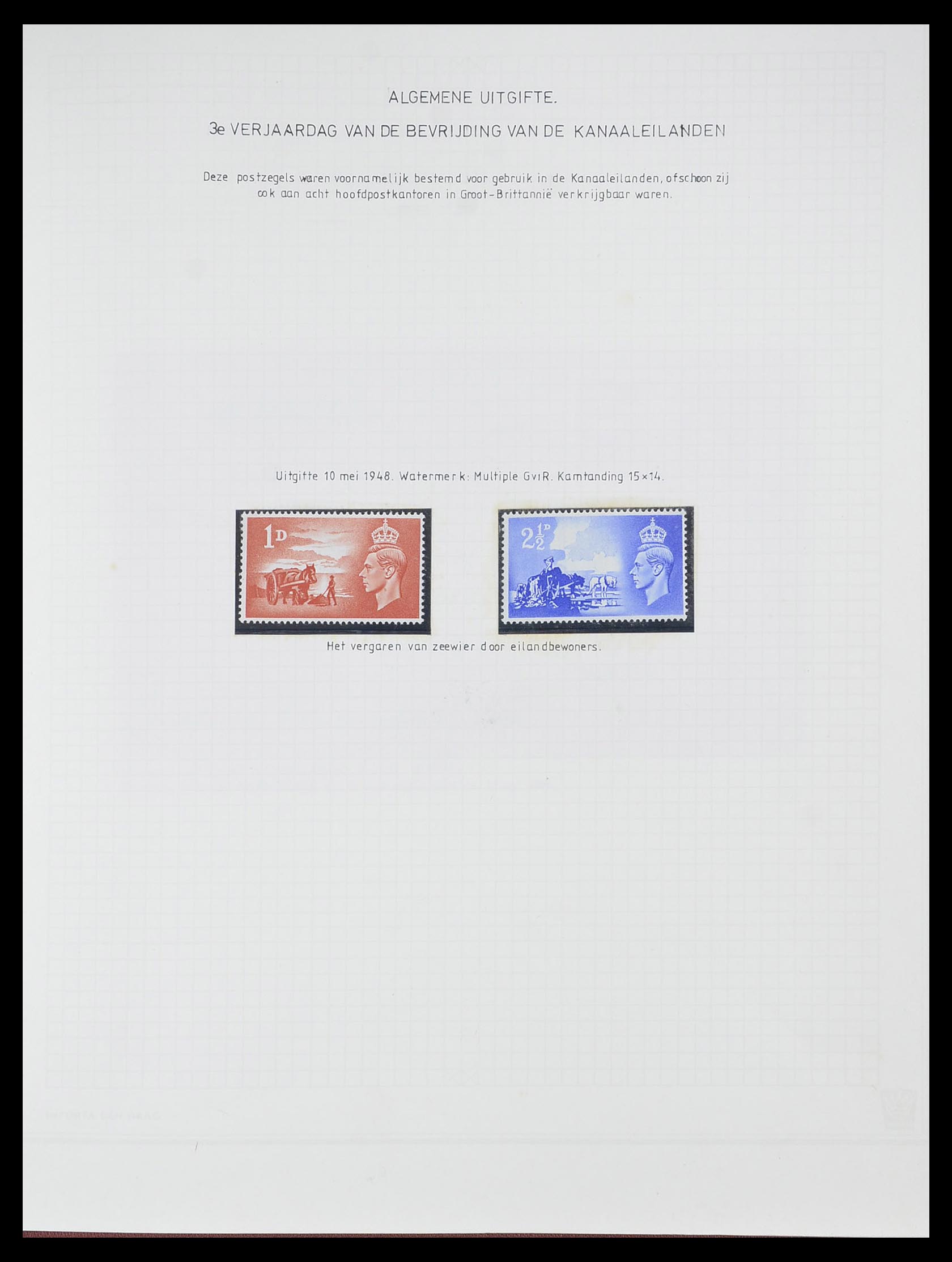33730 017 - Postzegelverzameling 33730 Kanaaleilanden 1852(!)-1945(!).