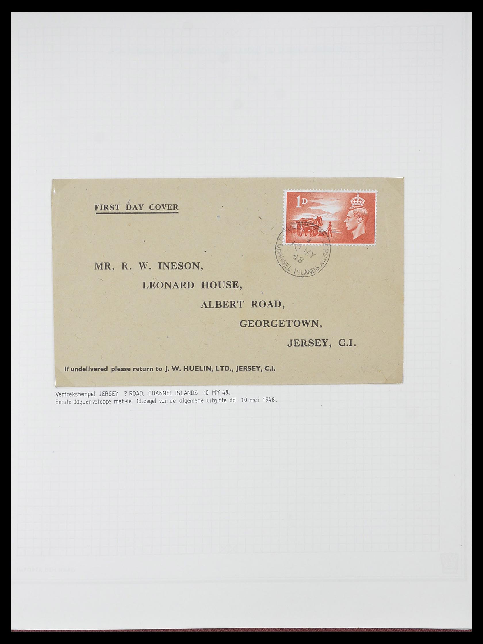 33730 018 - Postzegelverzameling 33730 Kanaaleilanden 1852(!)-1945(!).