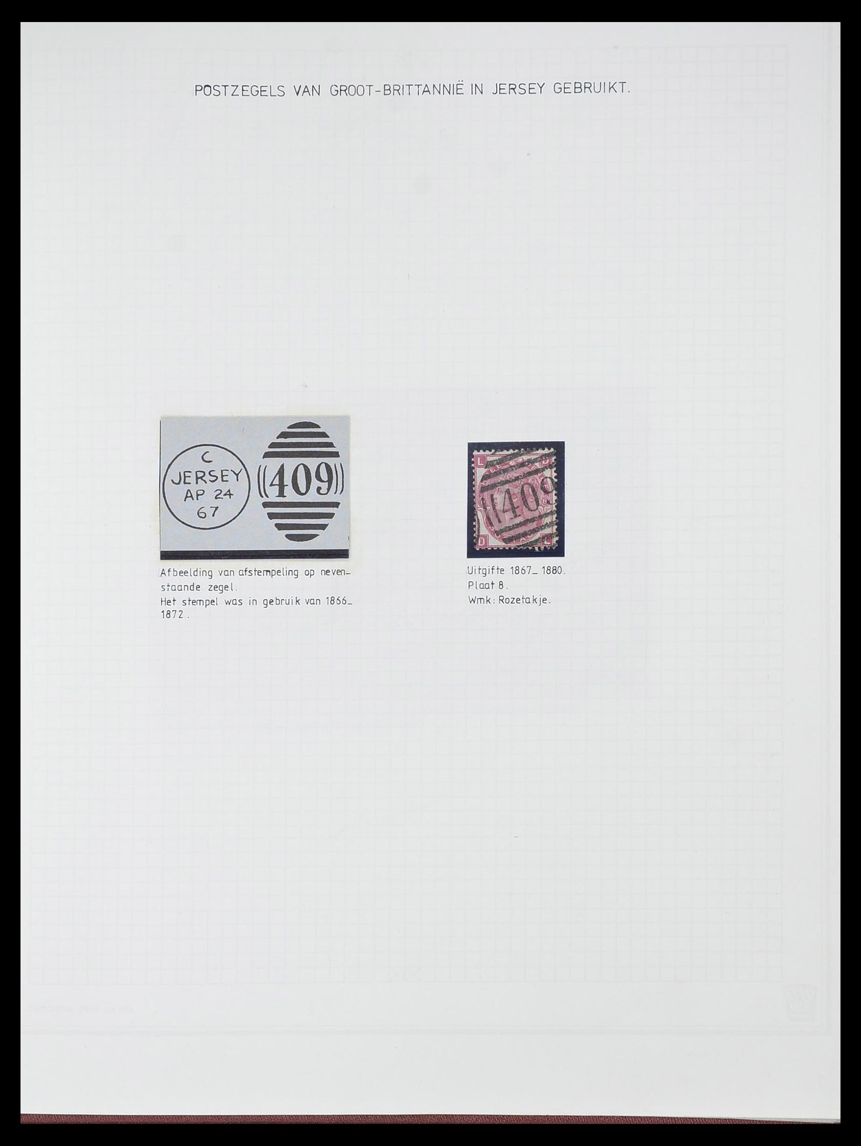 33730 019 - Postzegelverzameling 33730 Kanaaleilanden 1852(!)-1945(!).