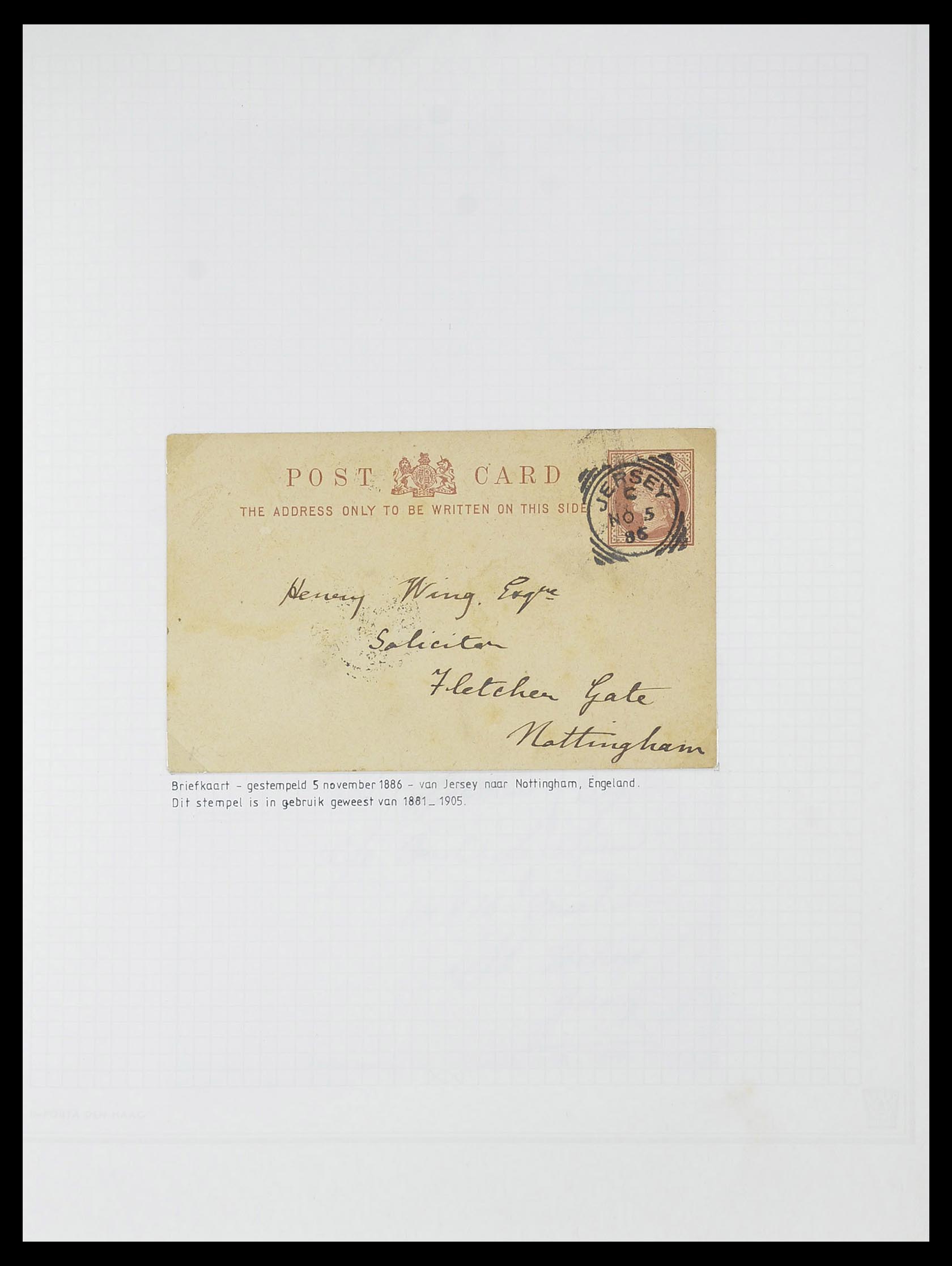 33730 020 - Postzegelverzameling 33730 Kanaaleilanden 1852(!)-1945(!).