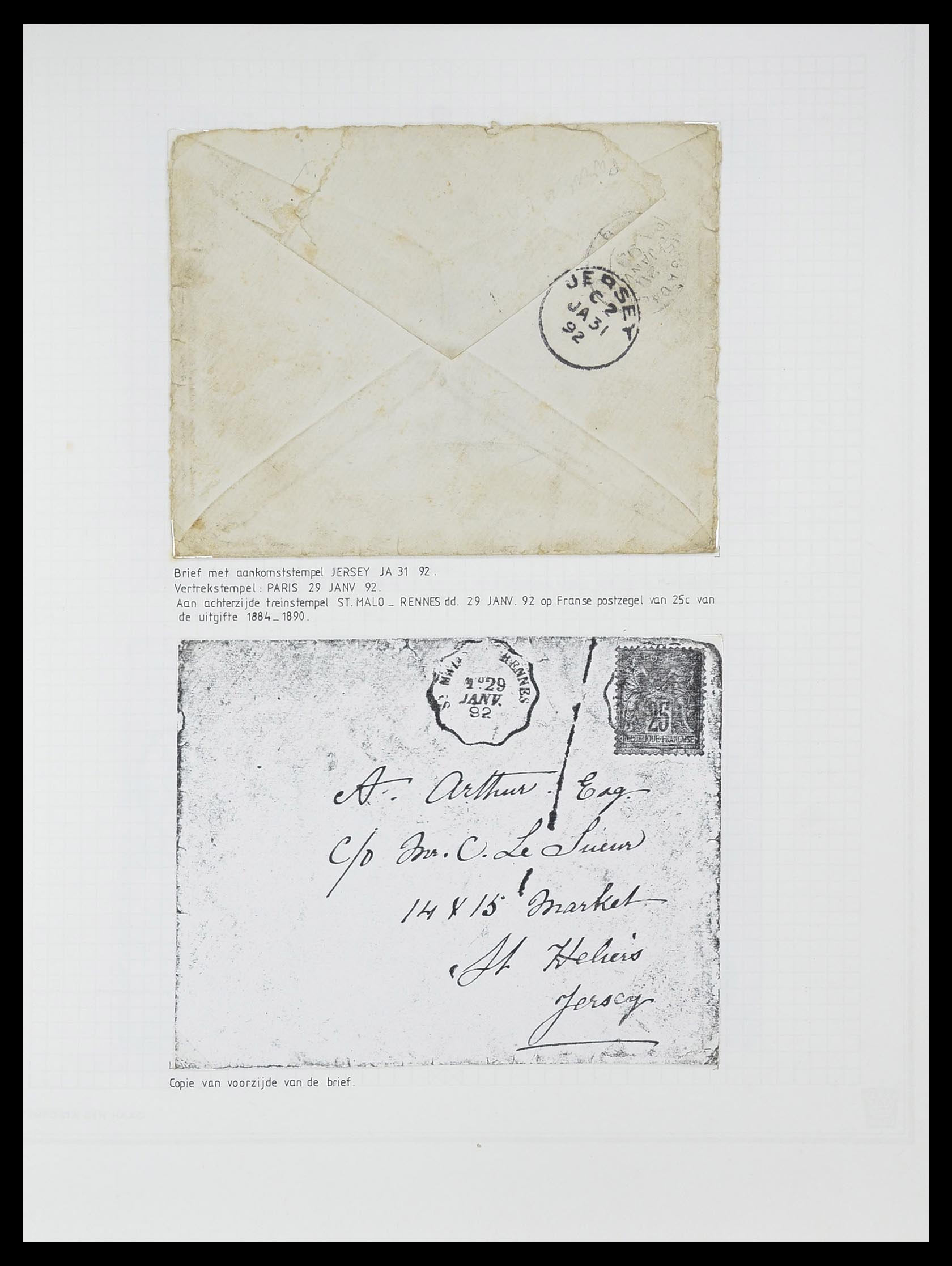 33730 021 - Postzegelverzameling 33730 Kanaaleilanden 1852(!)-1945(!).