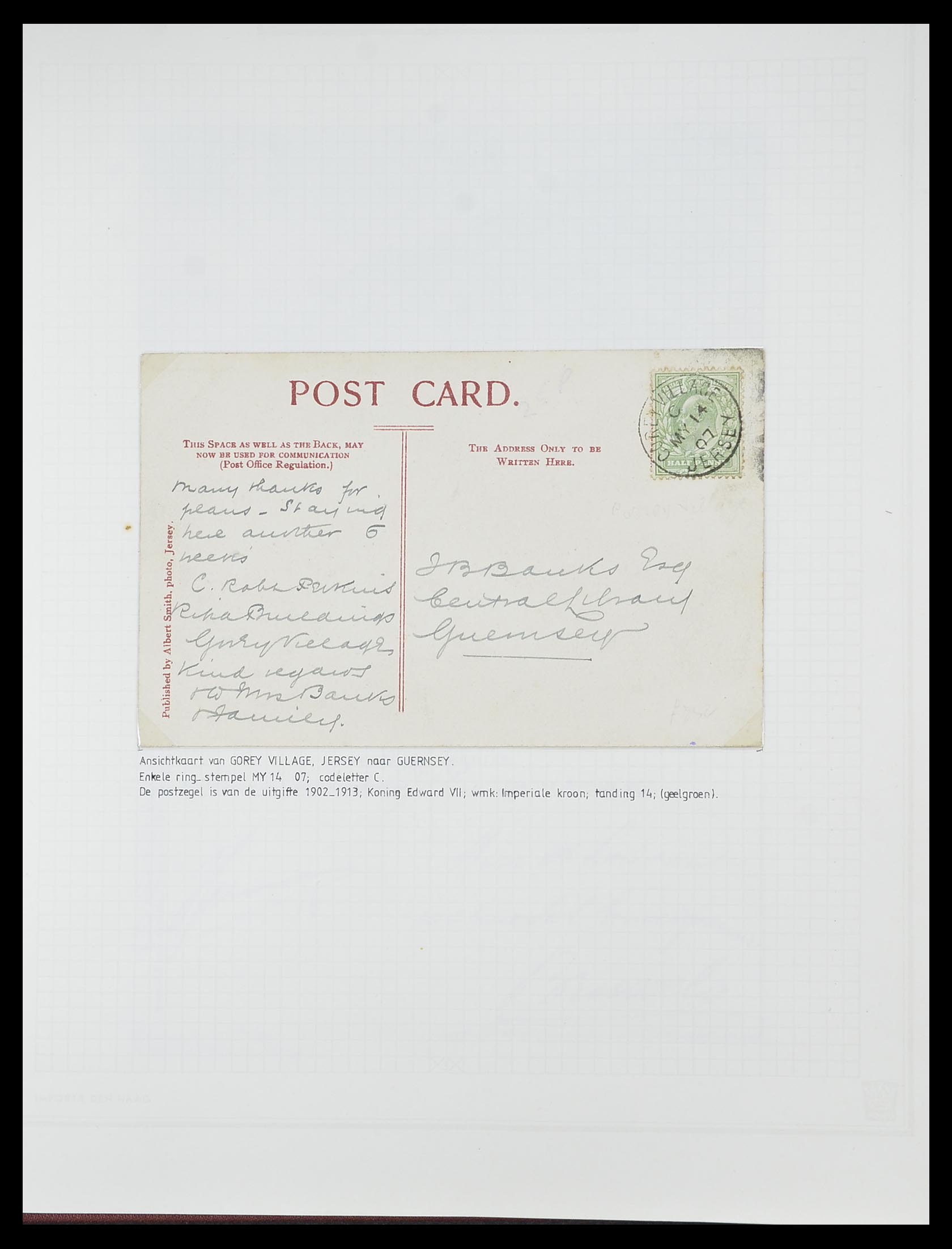 33730 023 - Stamp collection 33730 Channel Islands 1852(!)-1945(!).