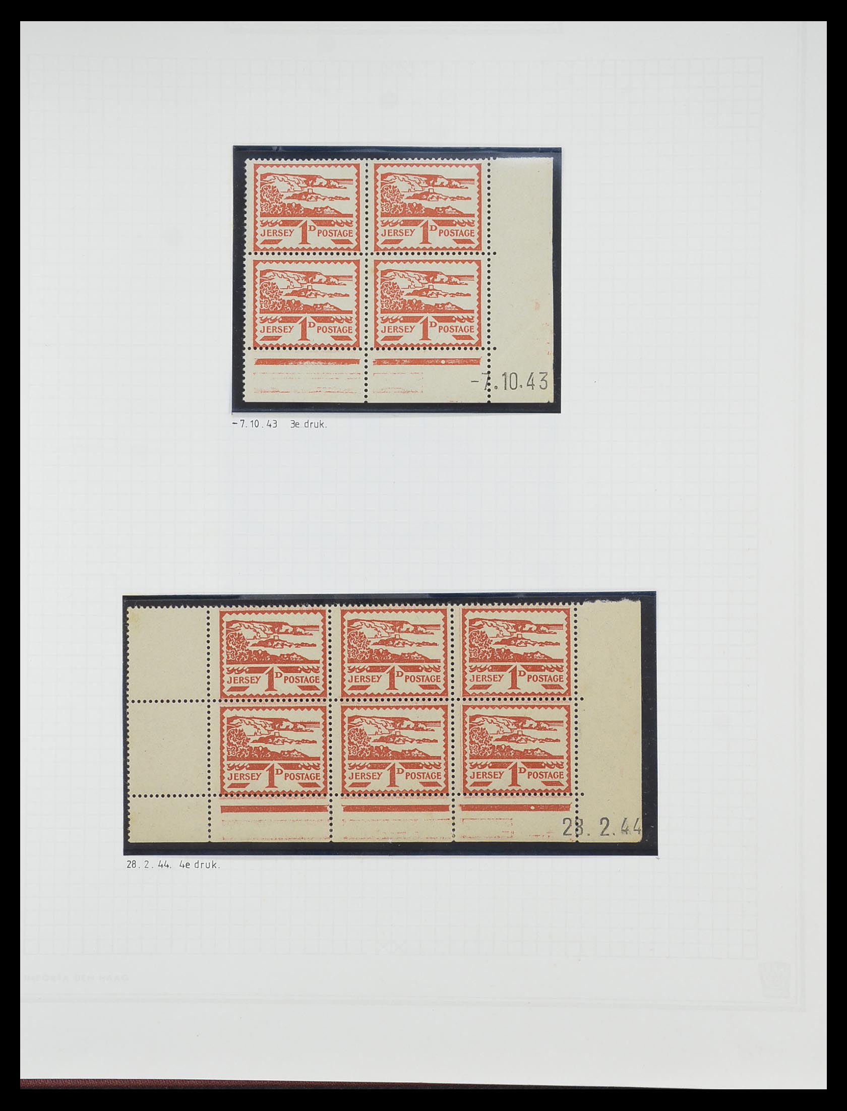 33730 032 - Postzegelverzameling 33730 Kanaaleilanden 1852(!)-1945(!).