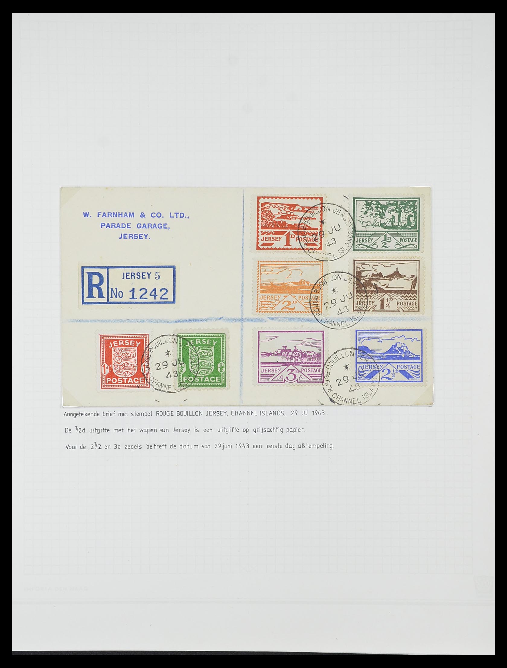 33730 037 - Stamp collection 33730 Channel Islands 1852(!)-1945(!).