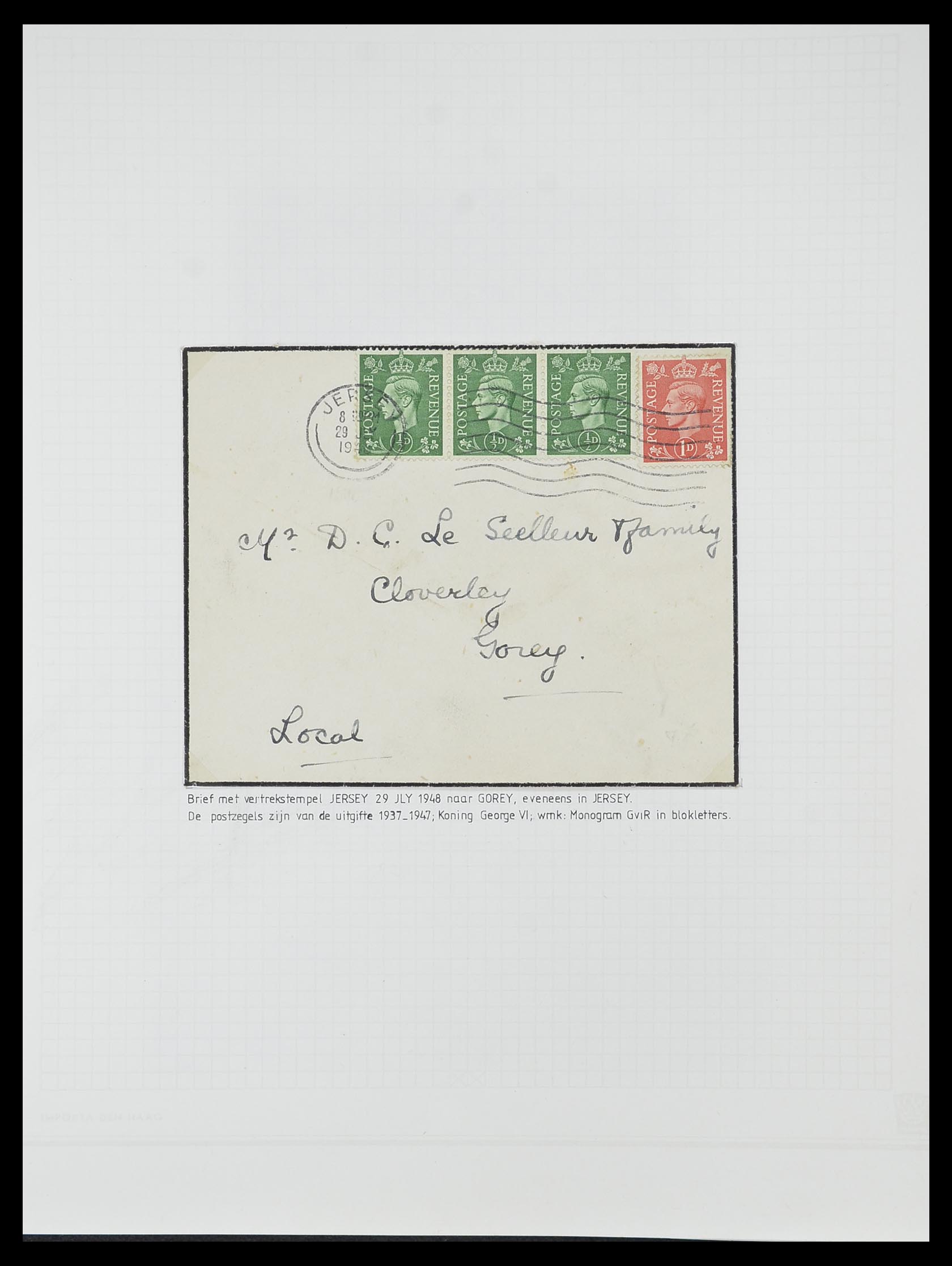 33730 038 - Stamp collection 33730 Channel Islands 1852(!)-1945(!).