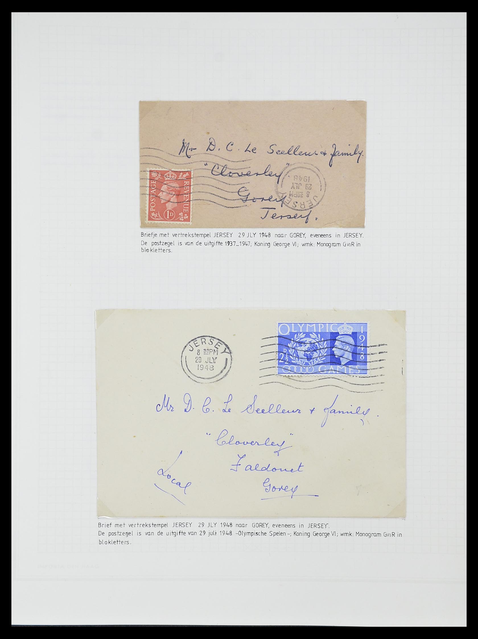 33730 039 - Stamp collection 33730 Channel Islands 1852(!)-1945(!).