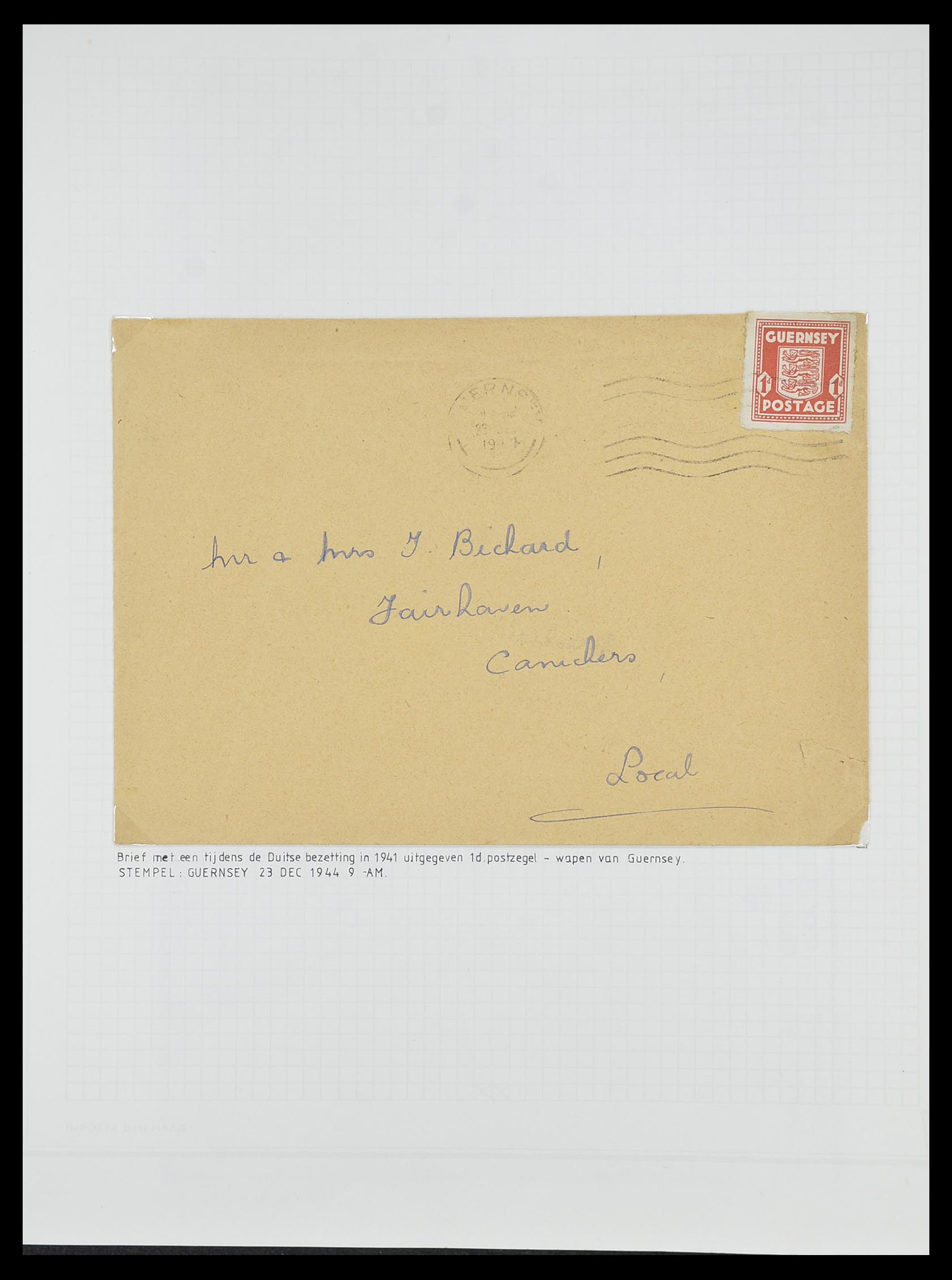 33730 045 - Stamp collection 33730 Channel Islands 1852(!)-1945(!).