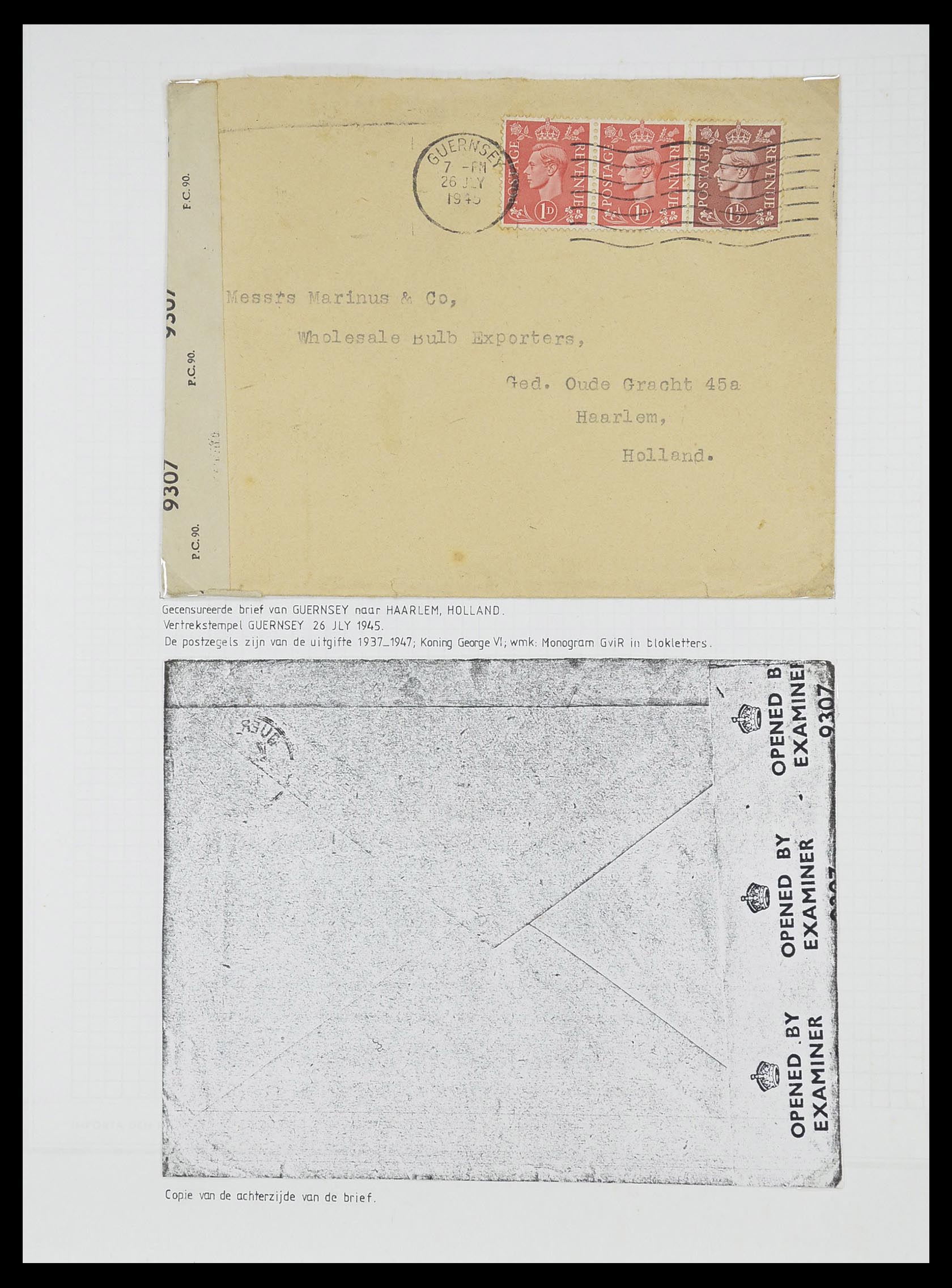 33730 046 - Stamp collection 33730 Channel Islands 1852(!)-1945(!).