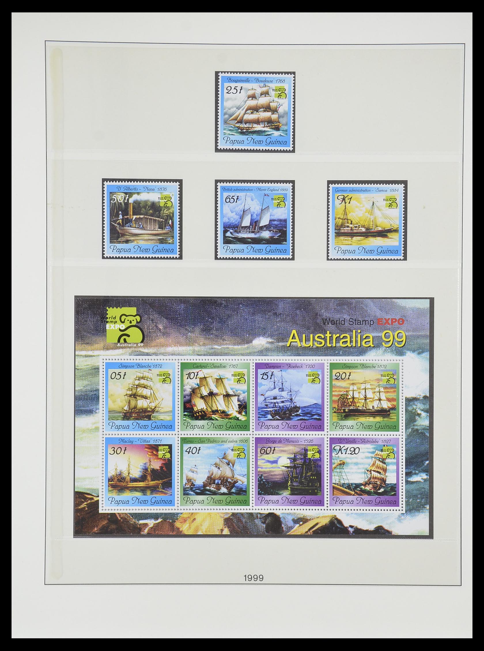 33731 064 - Postzegelverzameling 33731 Papua Nieuw Guinea 1973-2004.
