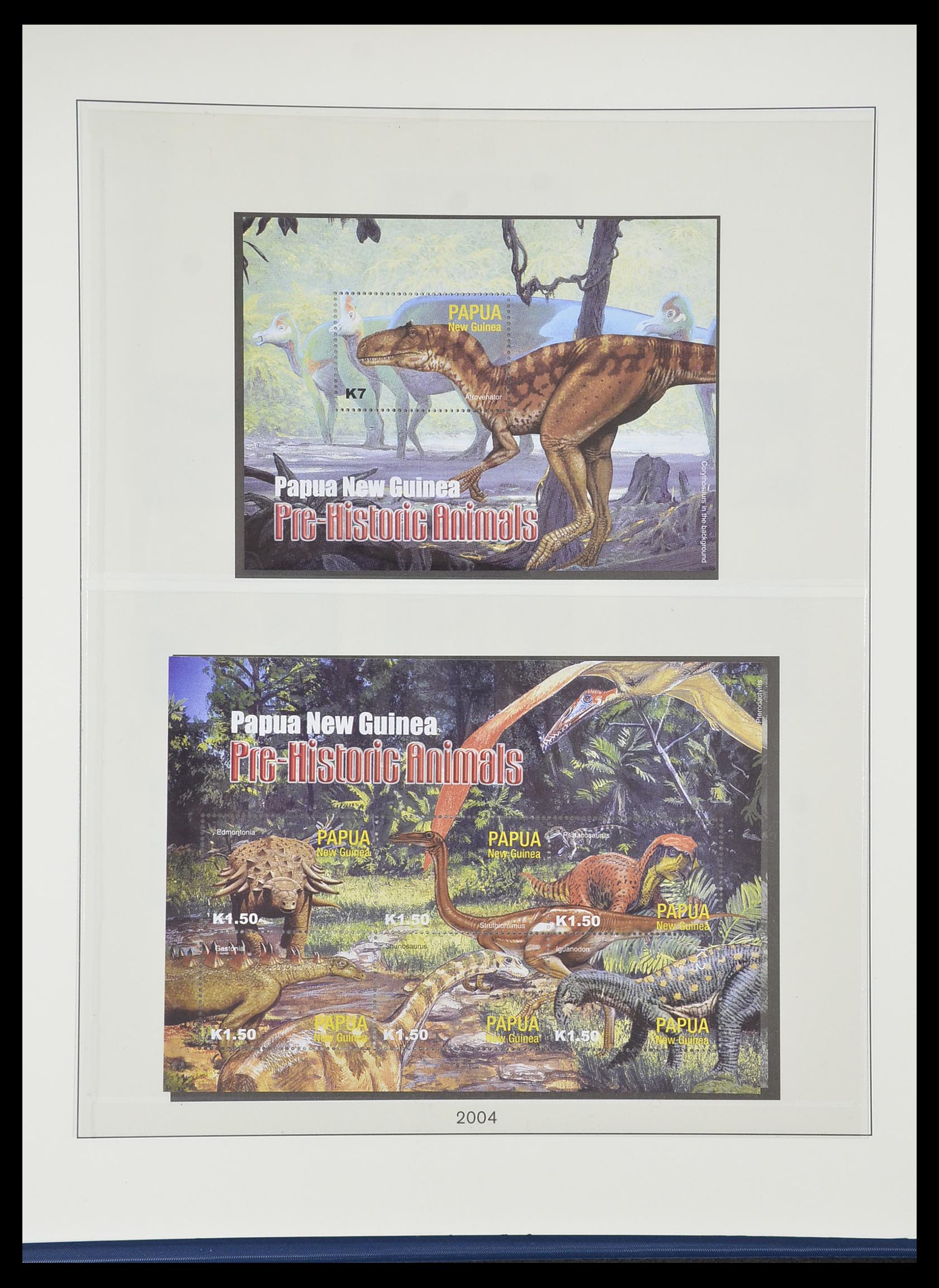 33731 087 - Postzegelverzameling 33731 Papua Nieuw Guinea 1973-2004.