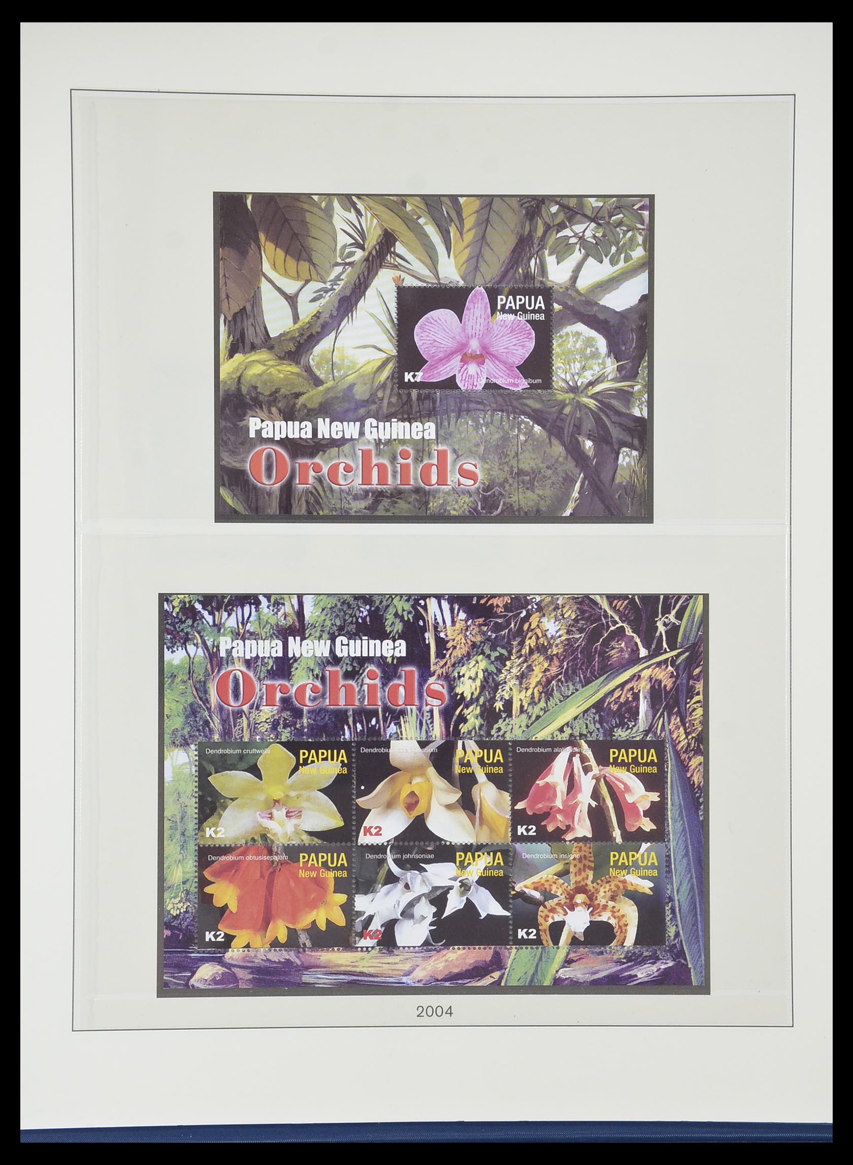 33731 089 - Postzegelverzameling 33731 Papua Nieuw Guinea 1973-2004.