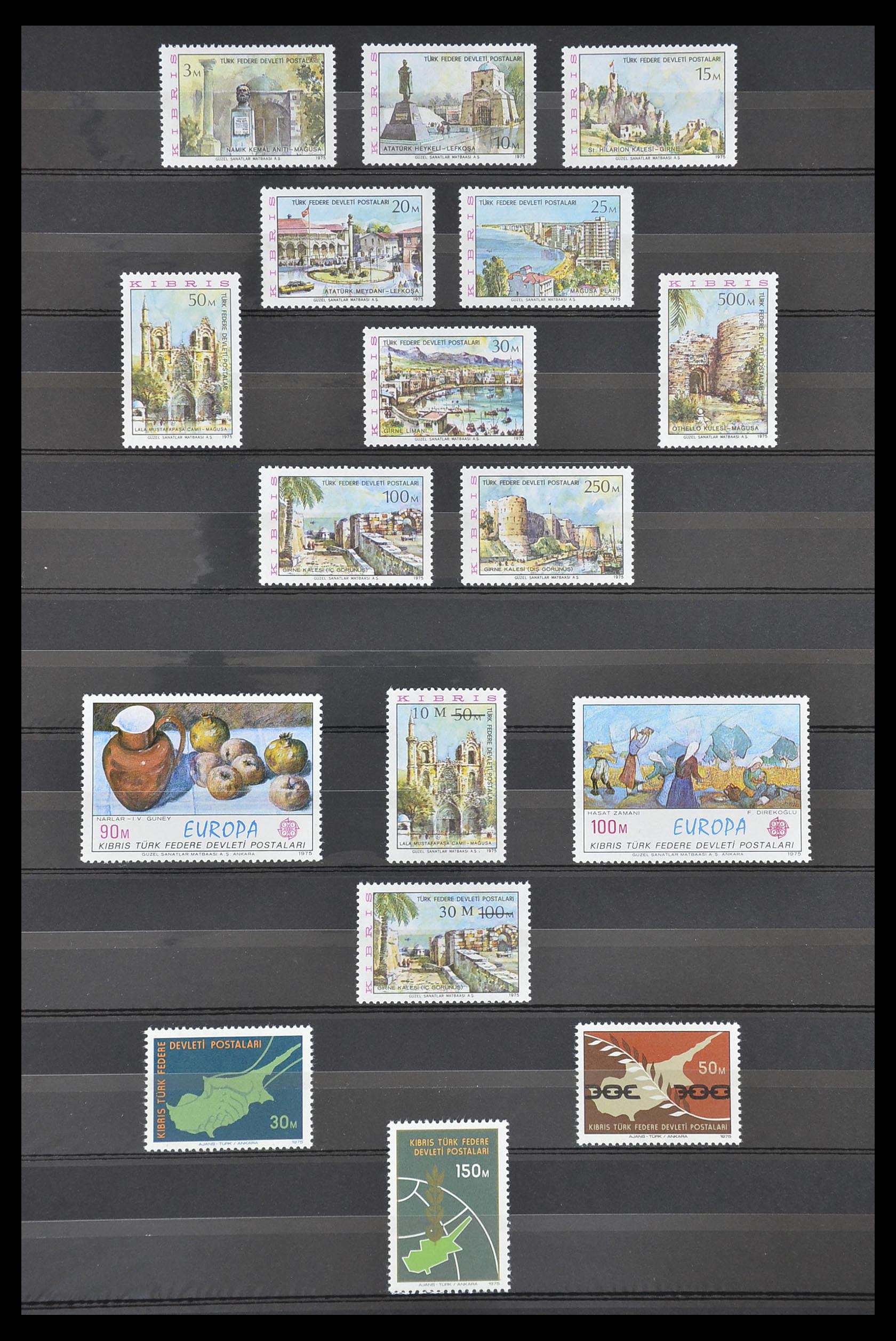 33733 028 - Postzegelverzameling 33733 Cyprus 1938-1977.