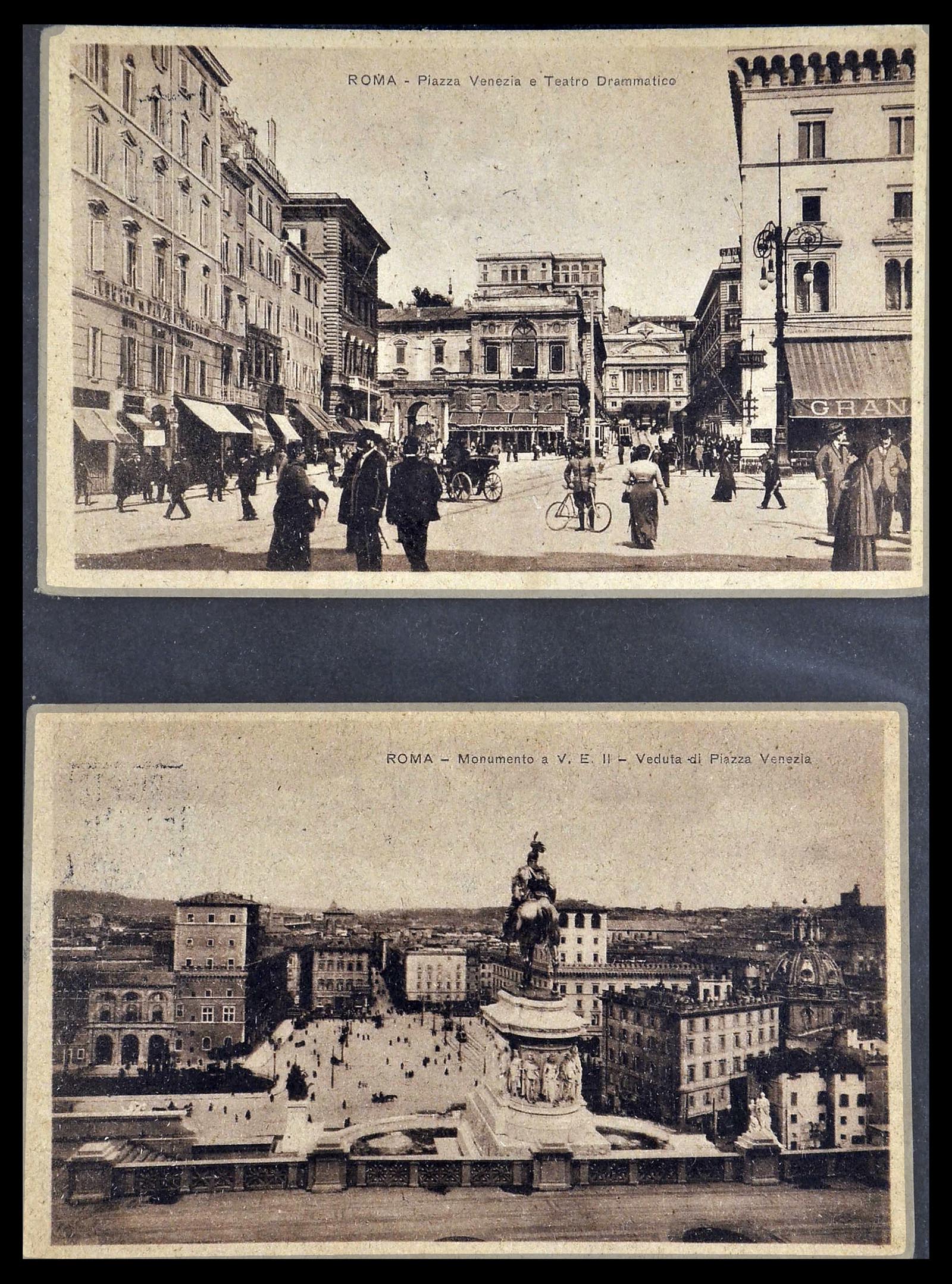 33737 004 - Postzegelverzameling 33737 Italië brieven en kaarten 1856-1945.