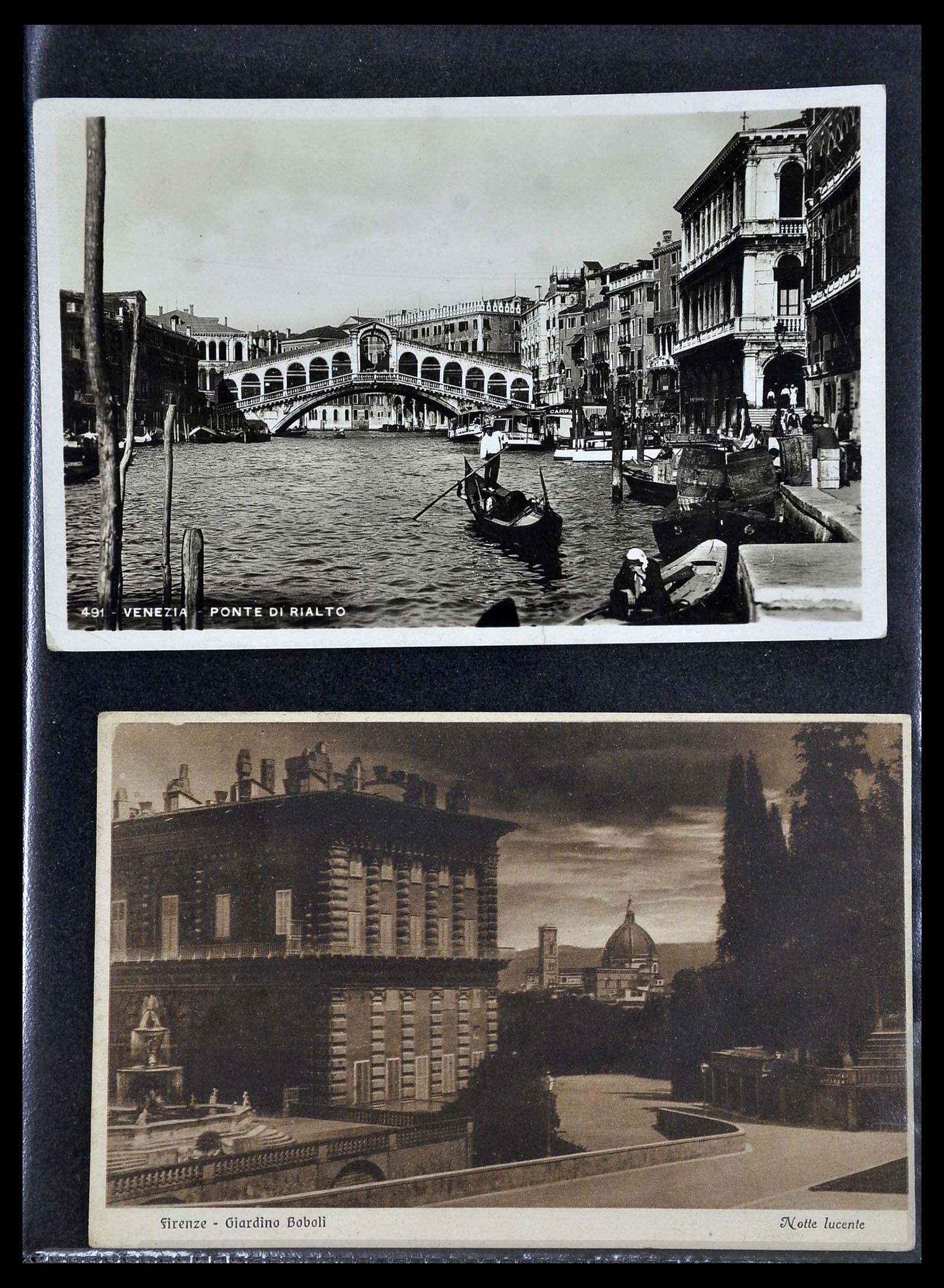 33737 012 - Postzegelverzameling 33737 Italië brieven en kaarten 1856-1945.