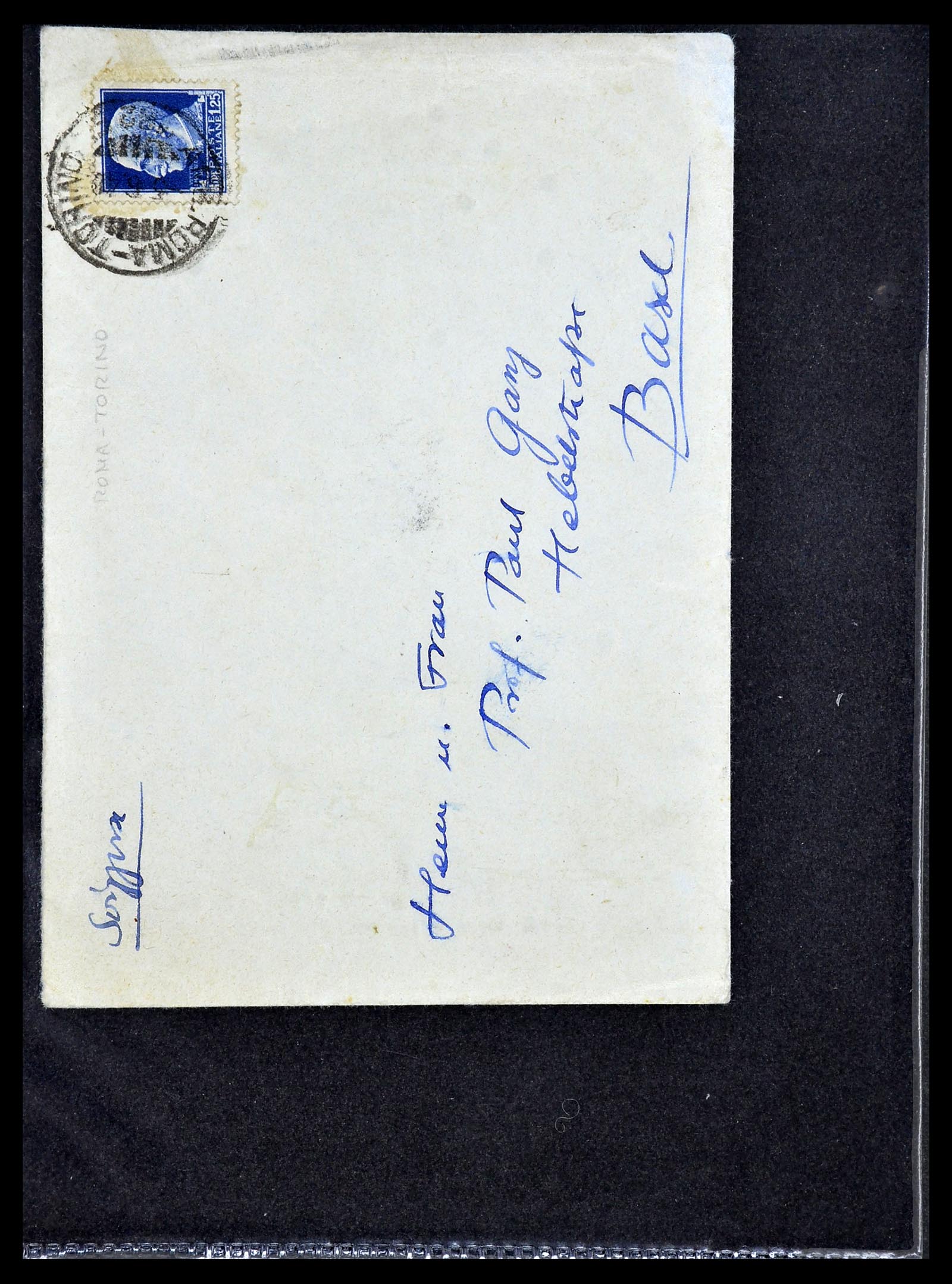 33737 015 - Postzegelverzameling 33737 Italië brieven en kaarten 1856-1945.