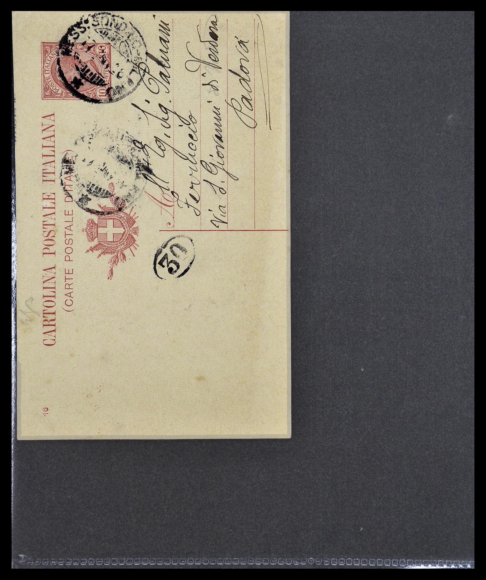 33737 039 - Stamp collection 33737 Italië covers and cards 1856-1945.
