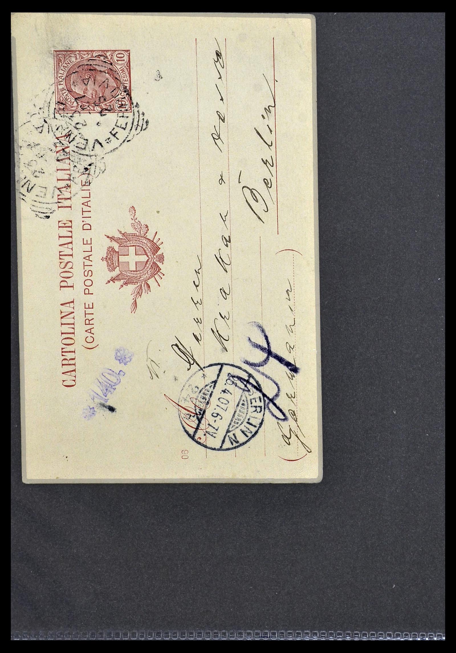 33737 049 - Stamp collection 33737 Italië covers and cards 1856-1945.