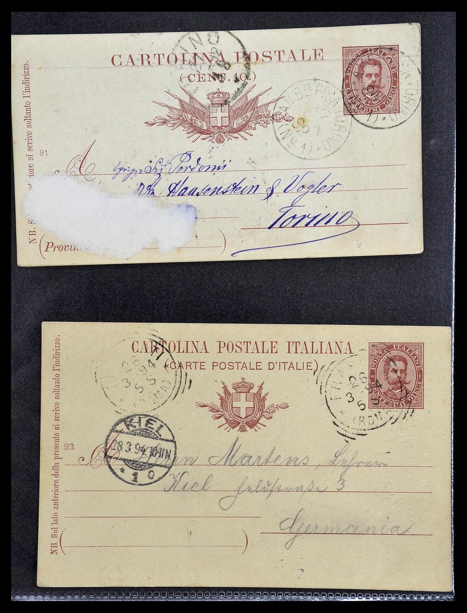 33737 056 - Stamp collection 33737 Italië covers and cards 1856-1945.