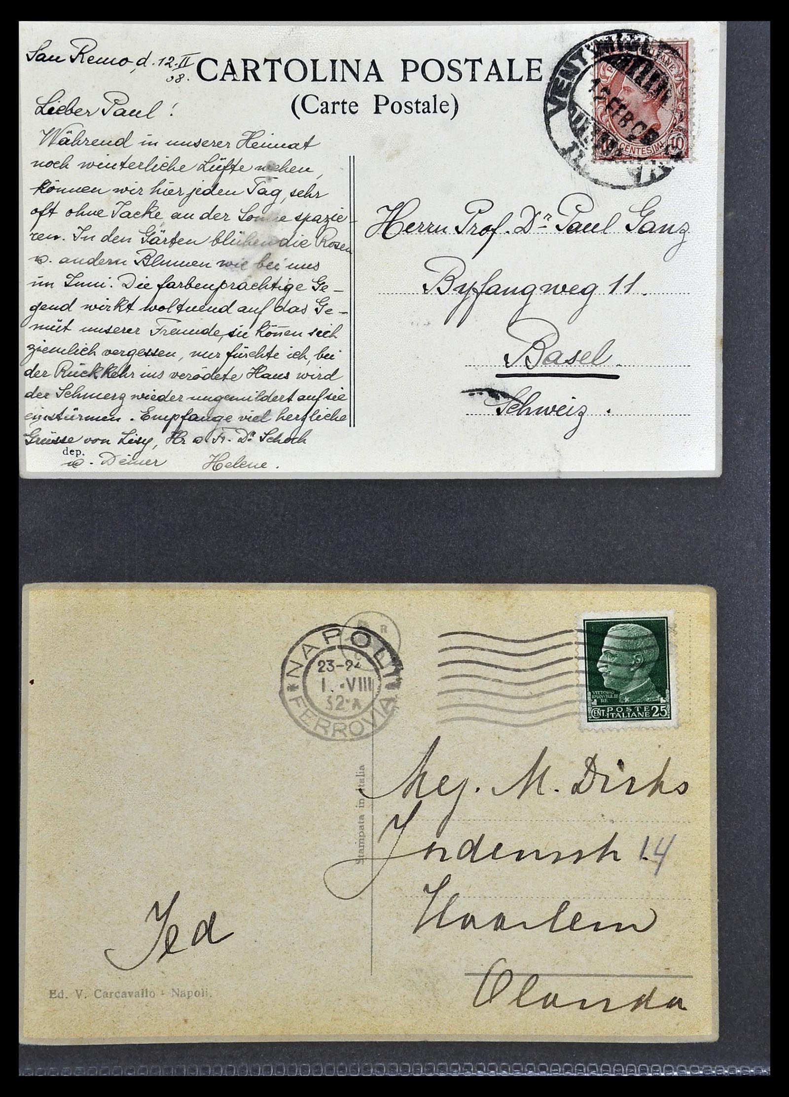 33737 058 - Stamp collection 33737 Italië covers and cards 1856-1945.