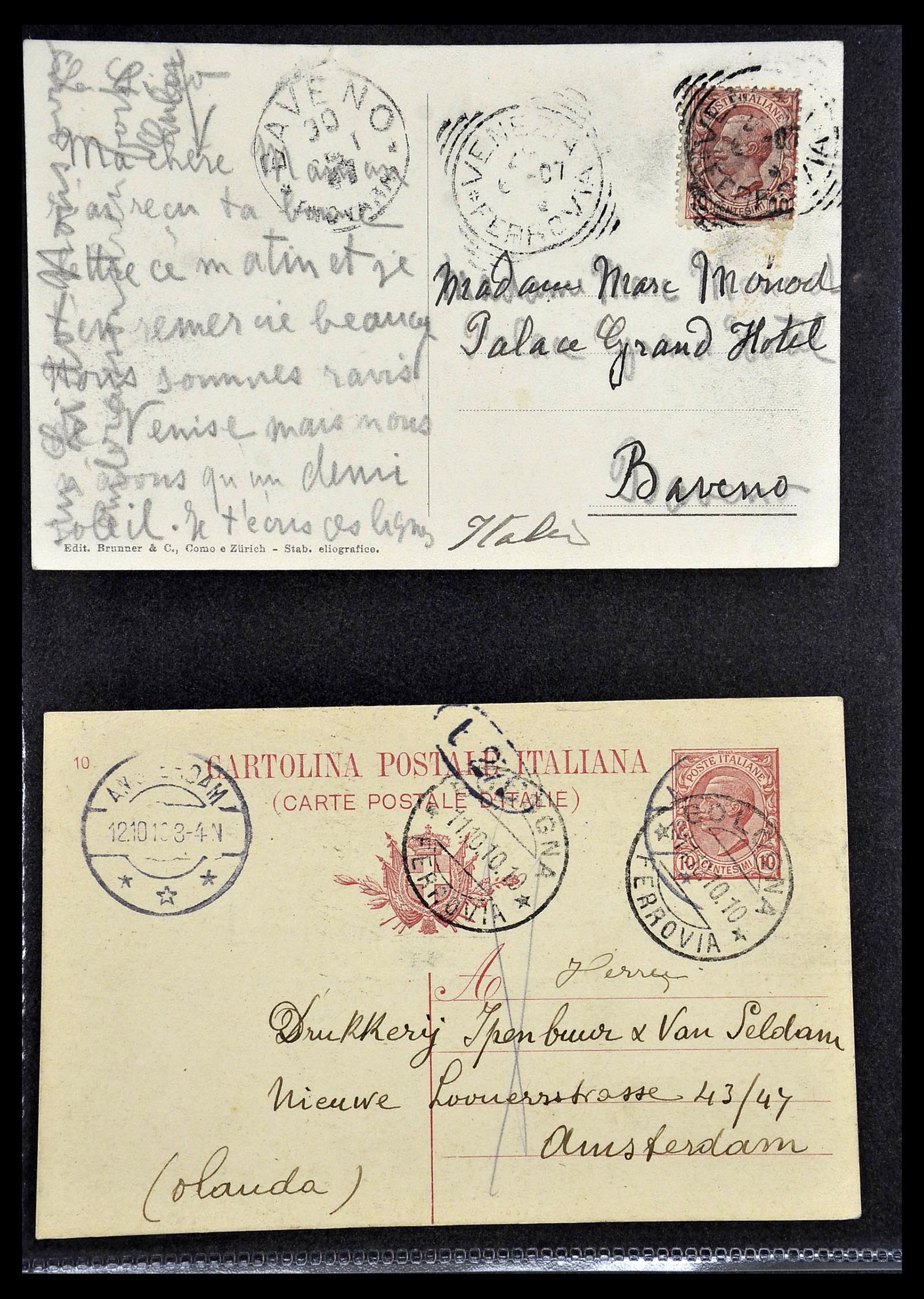33737 068 - Stamp collection 33737 Italië covers and cards 1856-1945.