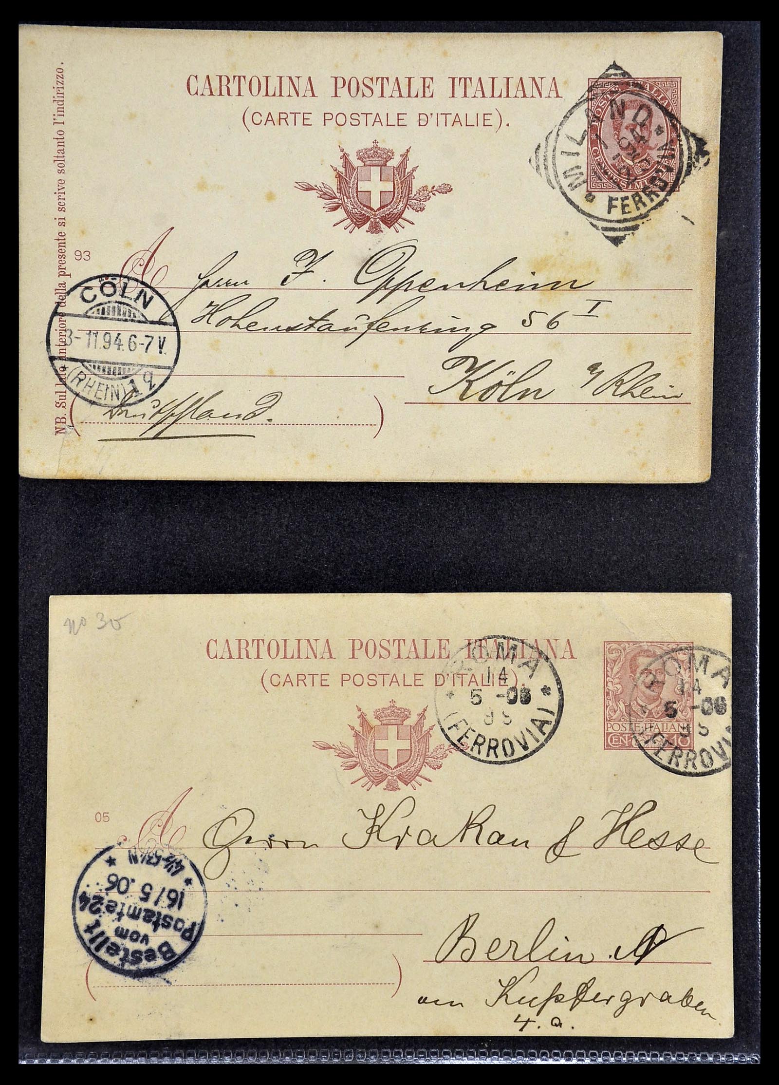 33737 072 - Stamp collection 33737 Italië covers and cards 1856-1945.