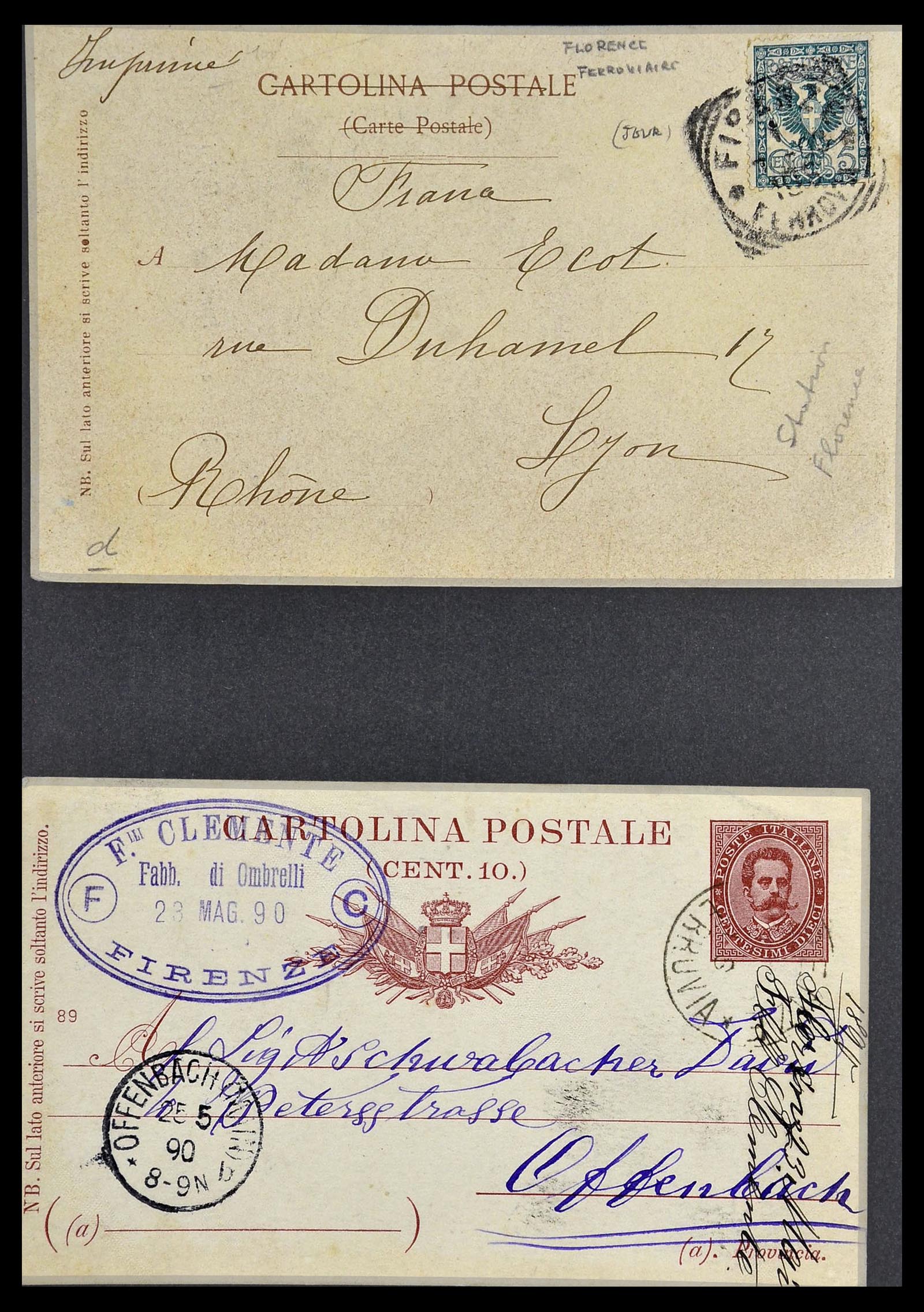 33737 073 - Stamp collection 33737 Italië covers and cards 1856-1945.