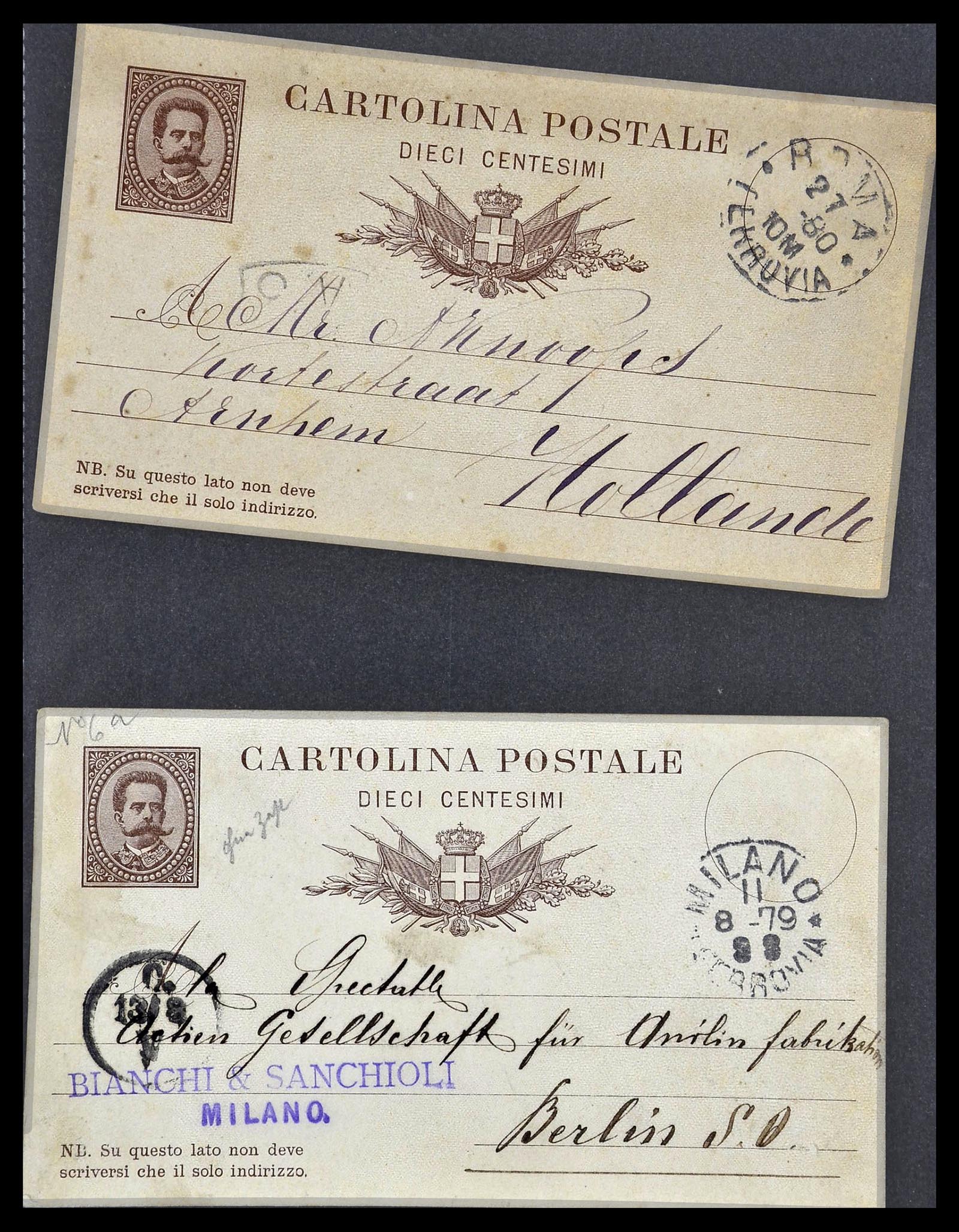 33737 074 - Stamp collection 33737 Italië covers and cards 1856-1945.