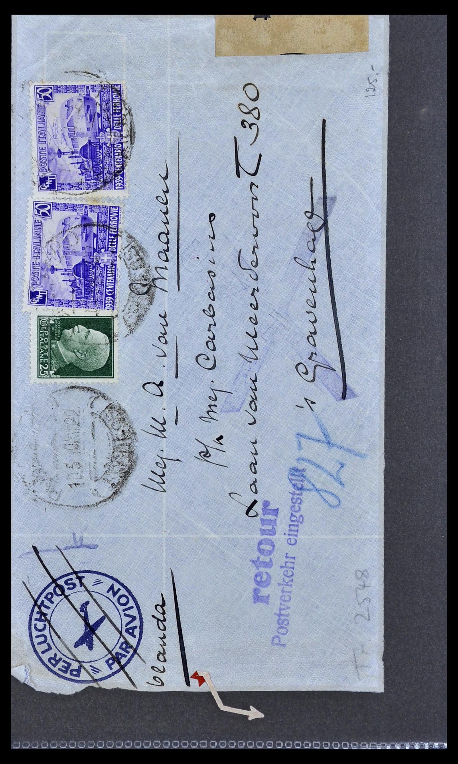 33737 081 - Stamp collection 33737 Italië covers and cards 1856-1945.